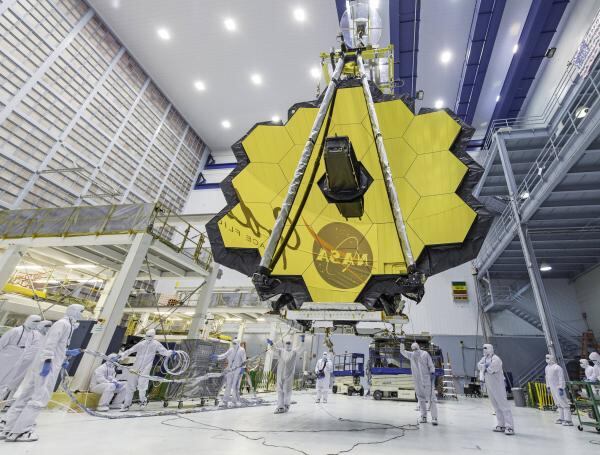 Imagen del telescopio espacial James Webb. Foto:Nasa