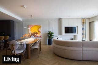 Con elementos clásicos y soluciones modernas, recorremos el departamento de una familia amante de la música