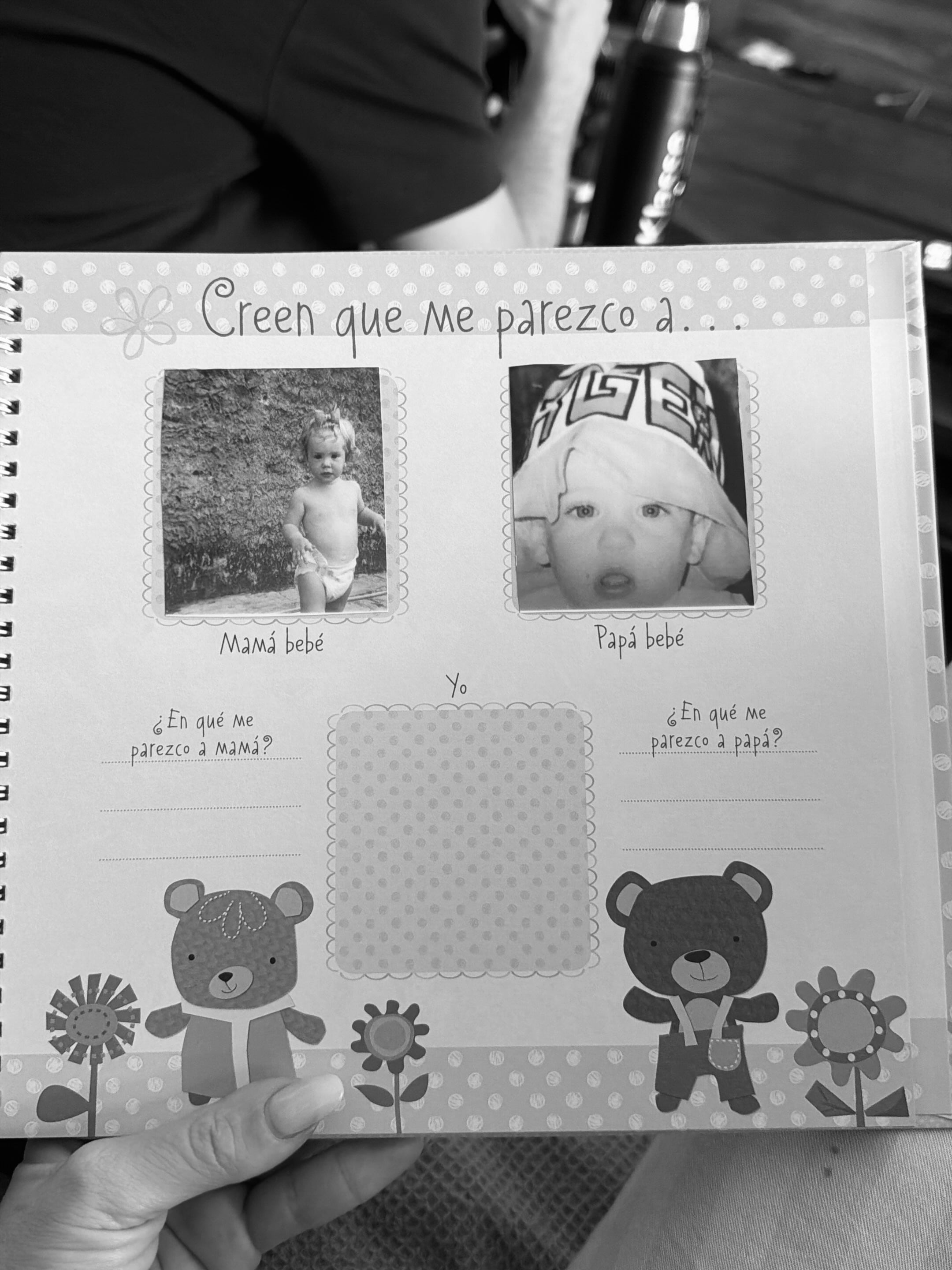 La pareja comenzó a armar el libro de recuerdos de su hija (Foto: Instagram @eugedemartino)