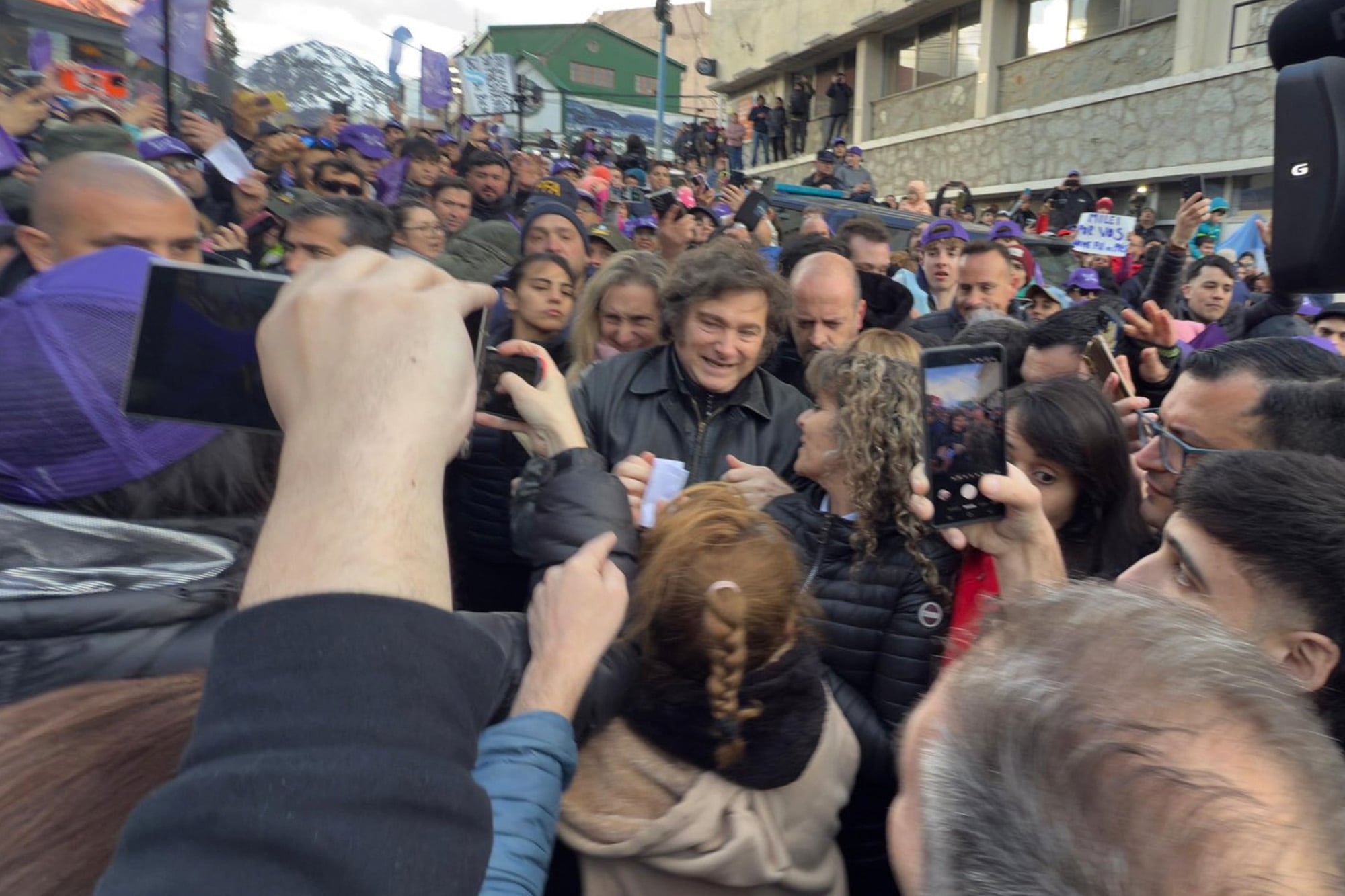 Javier Milei en Ushuaia