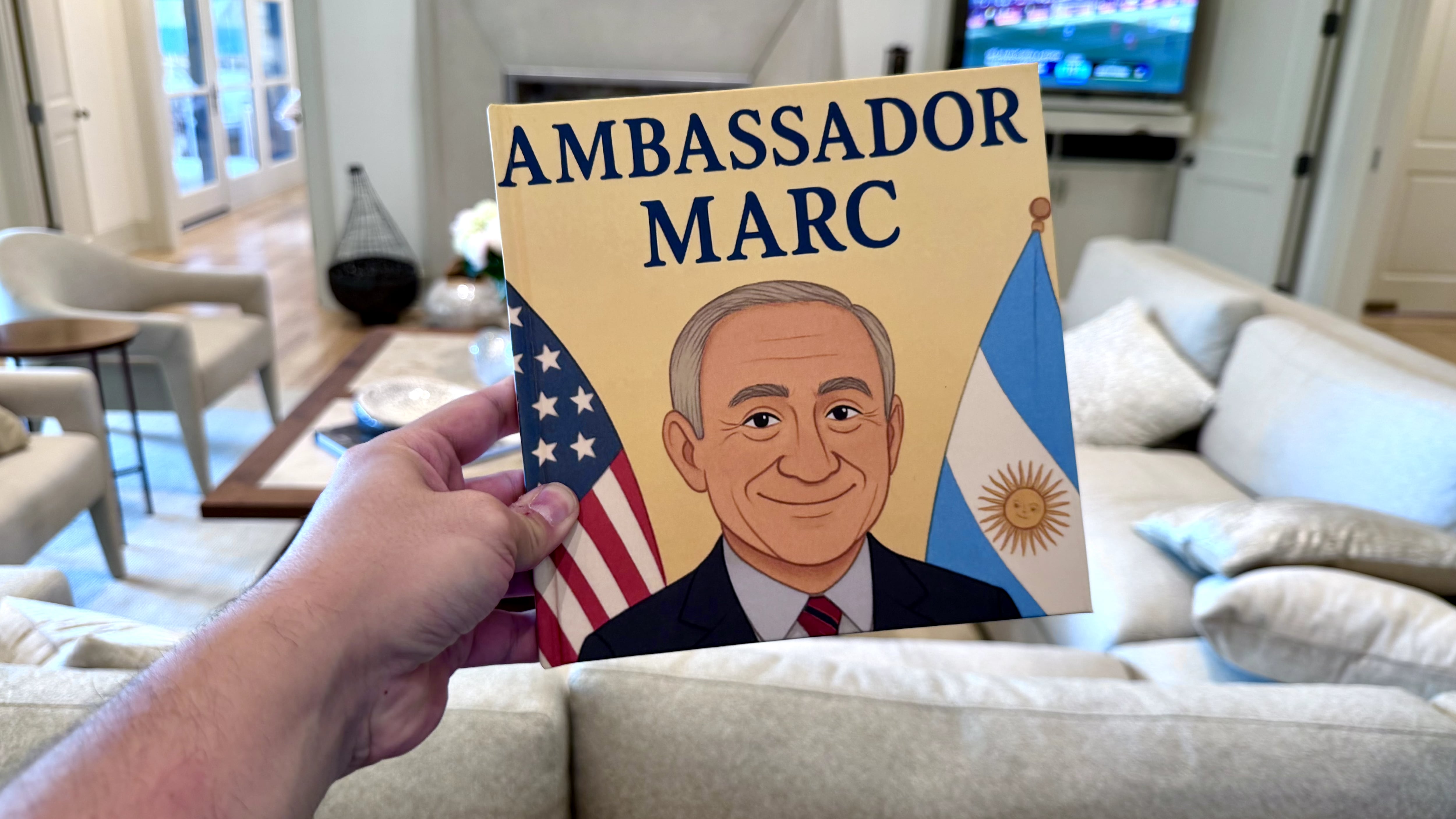 La casa de Stanley está repleta de recuerdos de su paso por la Embajada de los Estados Unidos en la Argentina