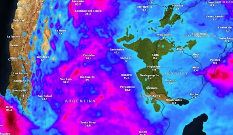 Se viene un frente inestable, con tormentas fuertes y descenso de temperatura: las zonas afectadas