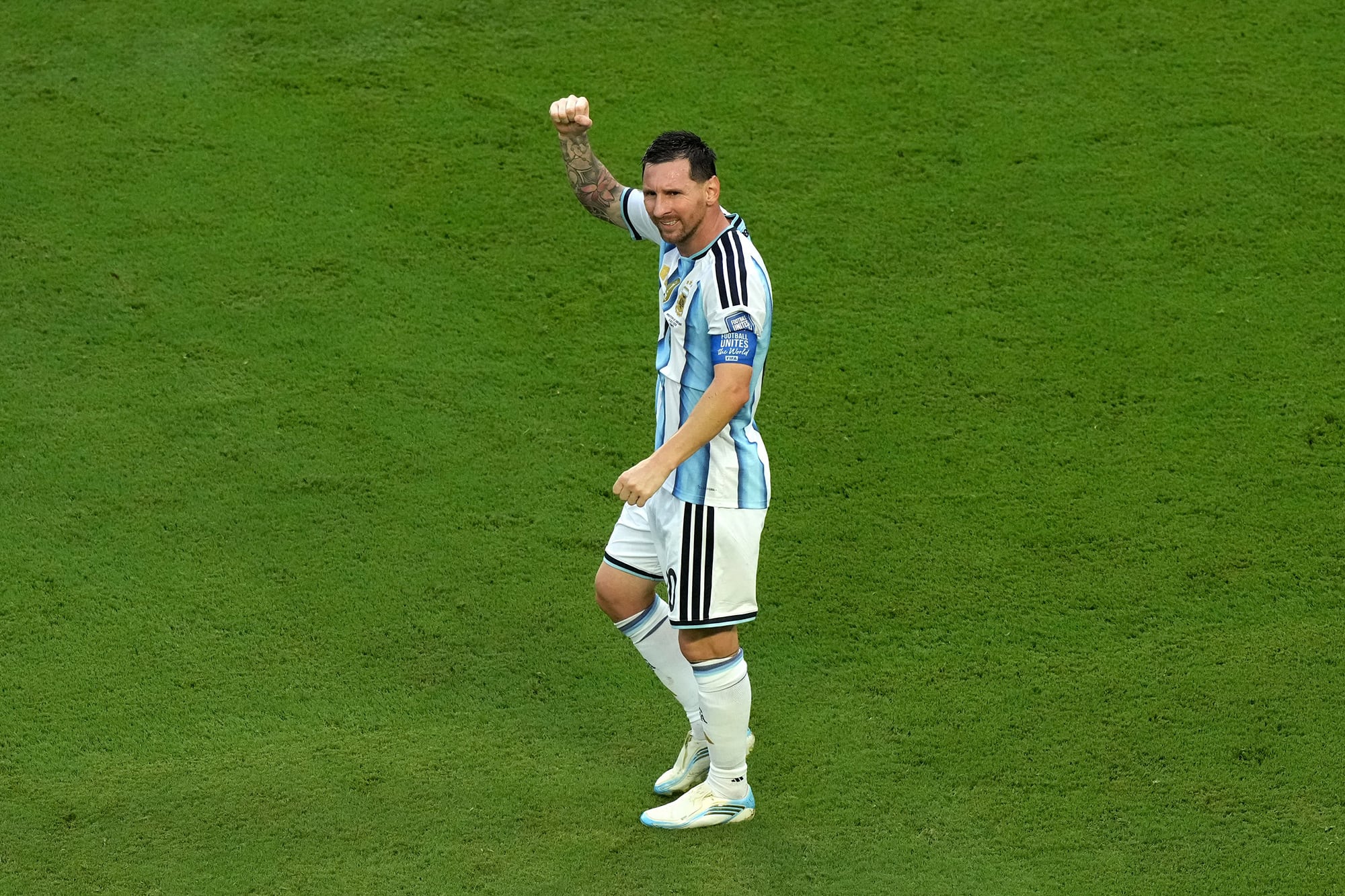 Lionel Messi convirtió un nuevo gol y ya tiene siete en lo que va de la Copa del Mundo