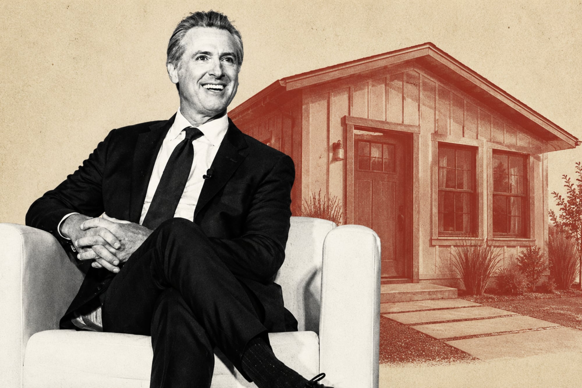 La ciudad de California que aplica la venta de un nuevo tipo de vivienda por una ley firmada por Newsom