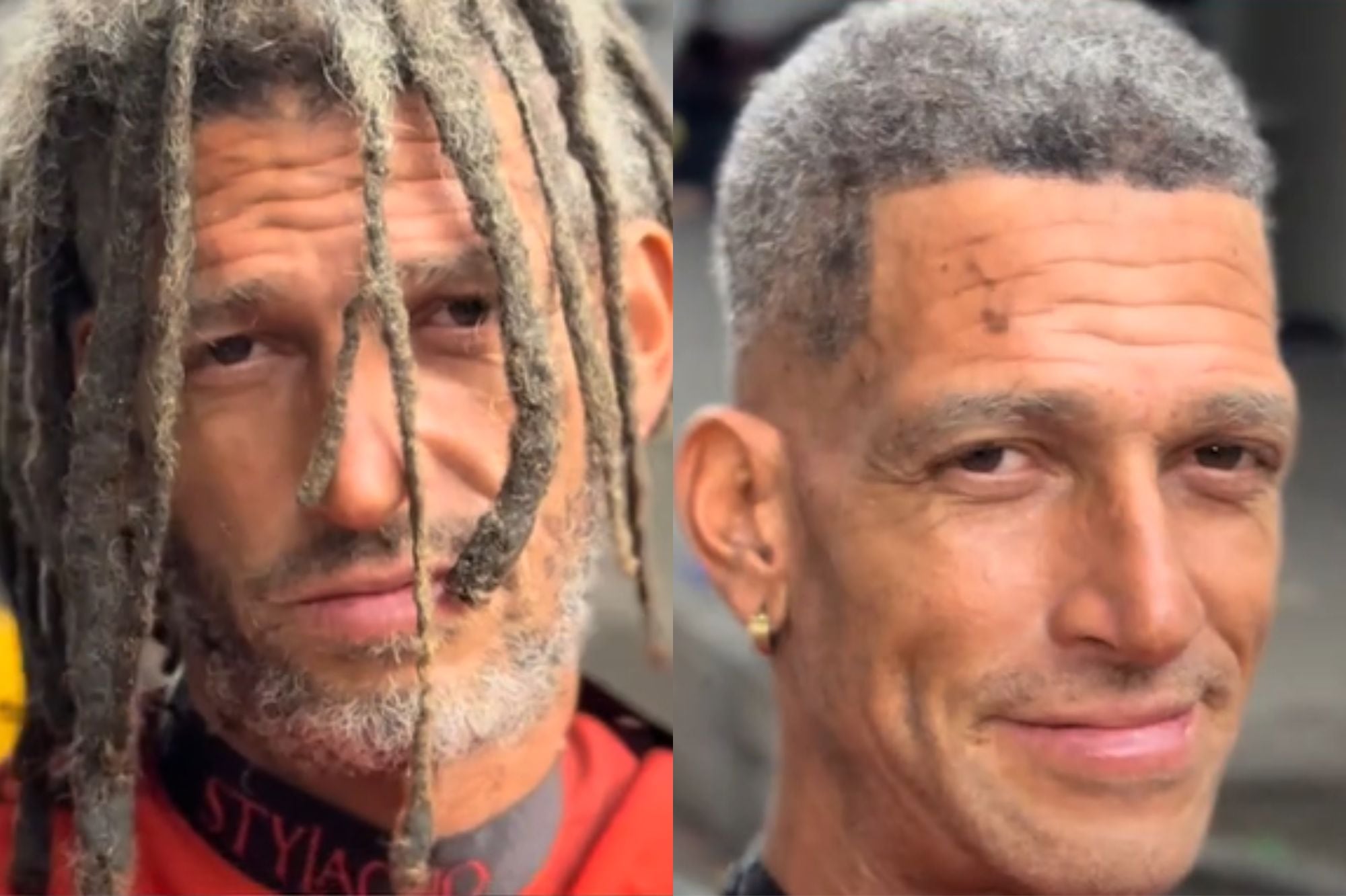 El cambio de apariencia fue fundamental para que su familia pueda reconocerlo