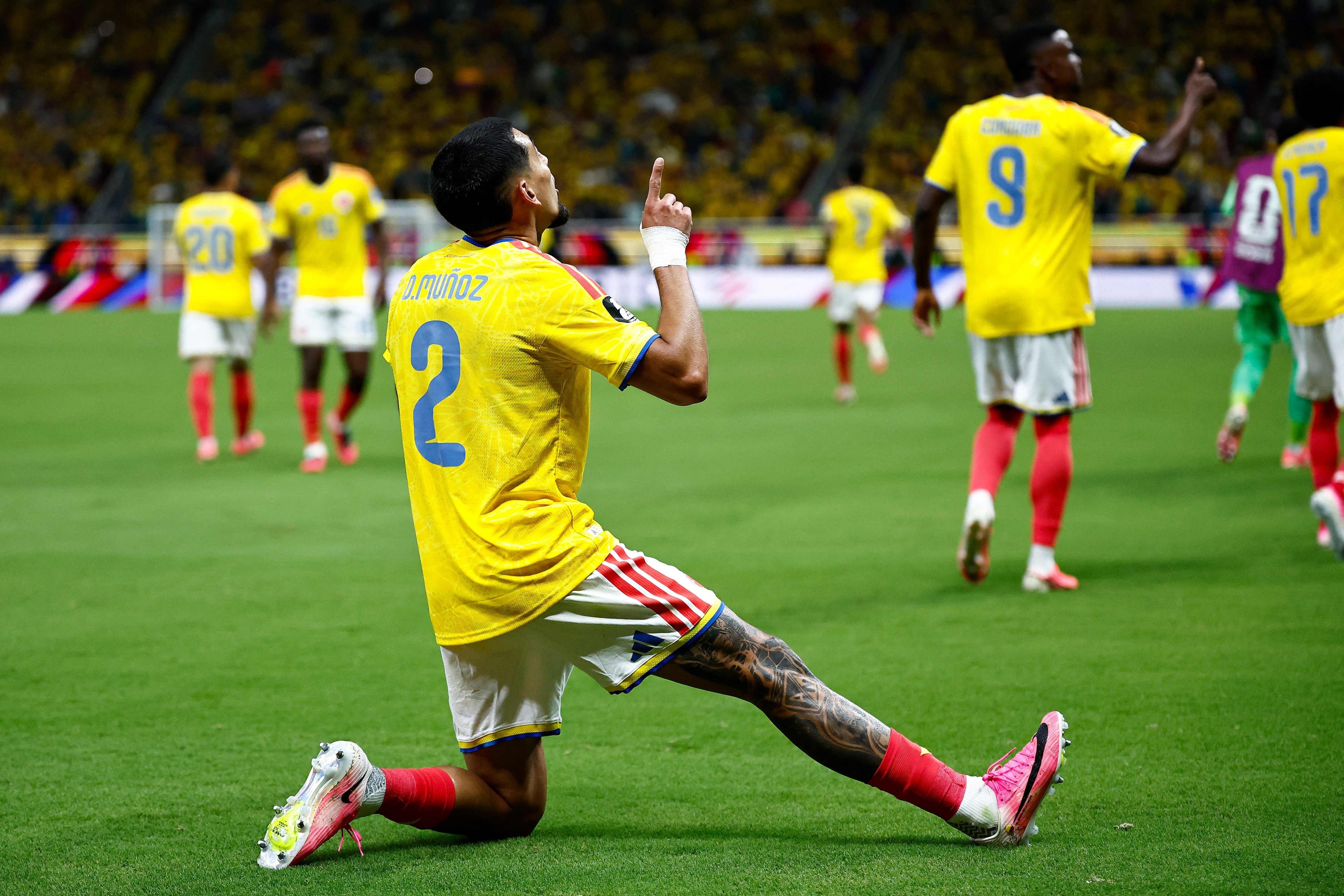 Posiciones del grupo de Colombia y Portugal: así está la tabla, tras la fecha 2 7 Daniel Muñoz, el autor del gol con el que Colombia derrotó a la República Democrática del Congo