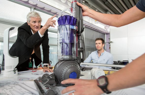 Dyson cambió el mercado de la limpieza del hogar creando la primera aspiradora sin bolsa.