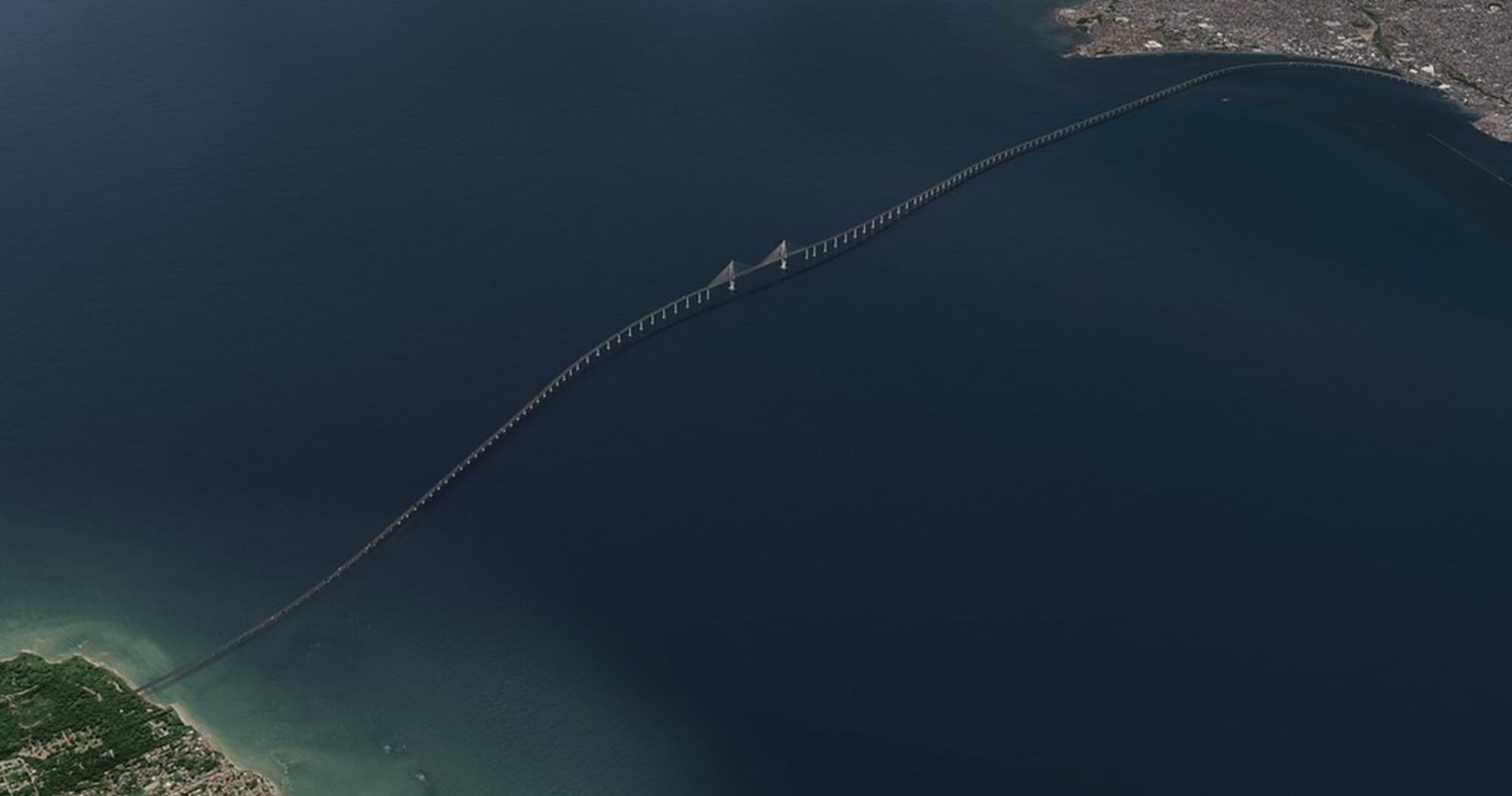 Así será el puente una vez que esté terminado, fundamental para conectar Salvador con Itaparica