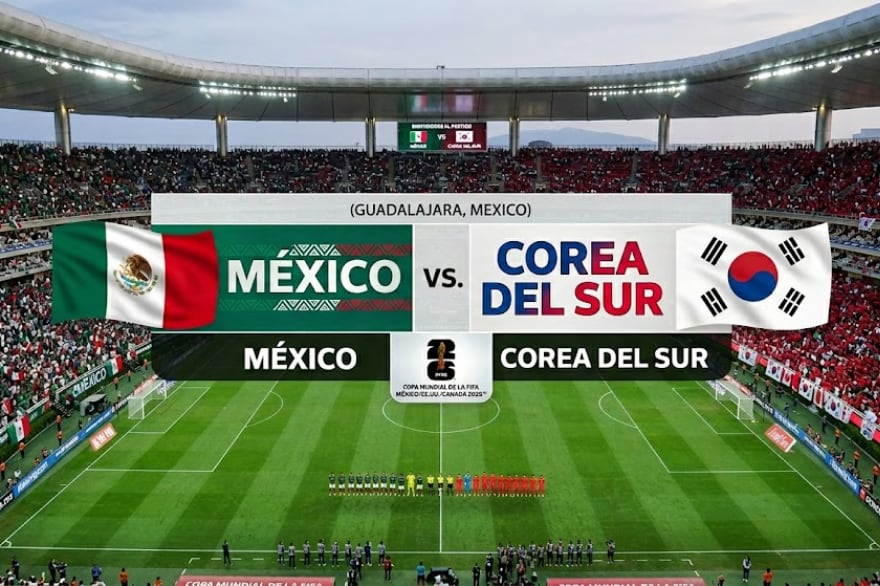 Cómo va México vs. Corea del Sur hoy: transmisión en vivo del Mundial 2026