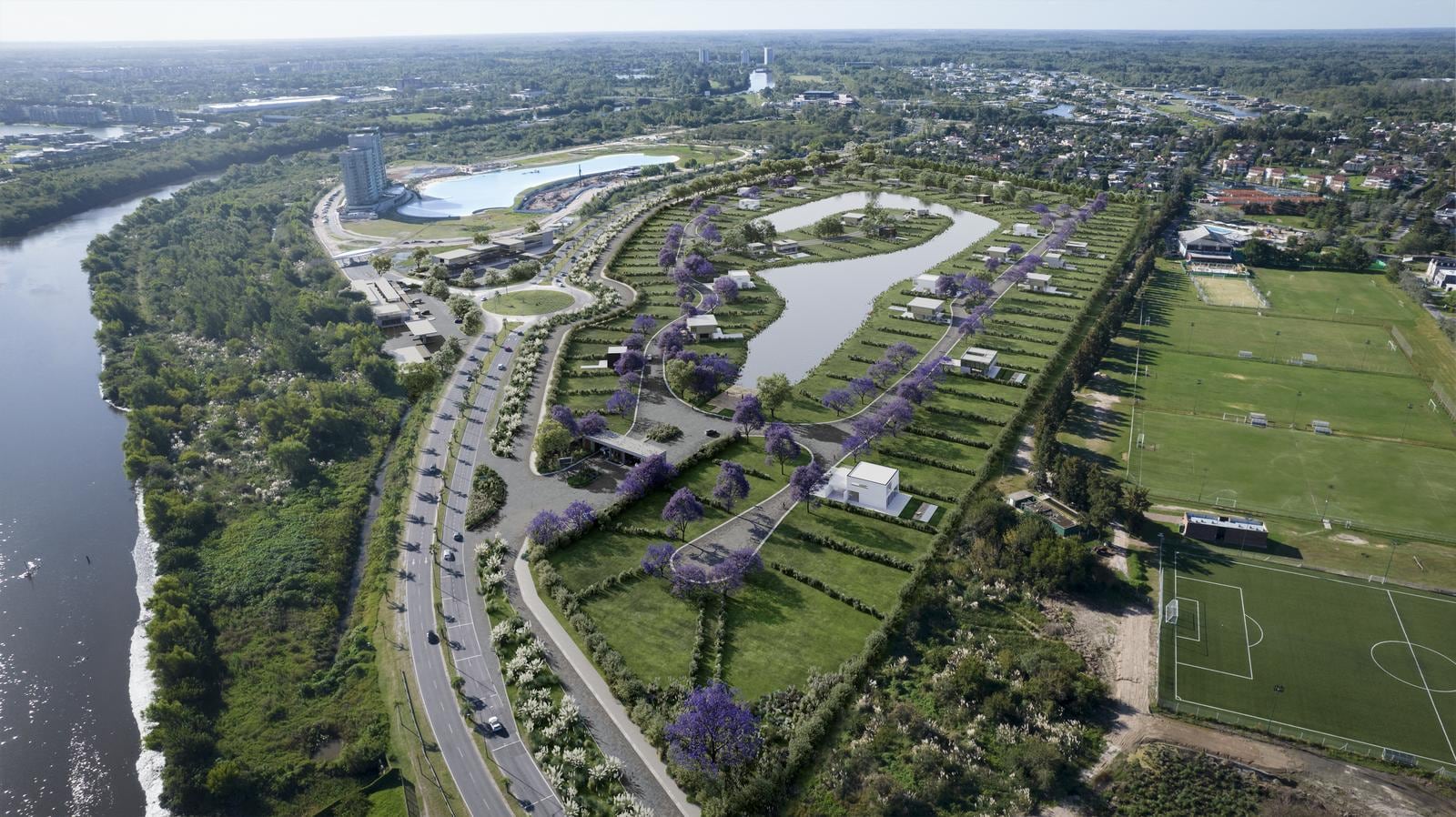 Otro barrio cerrado de la zona comercializa sus lotes en 36 cuotas