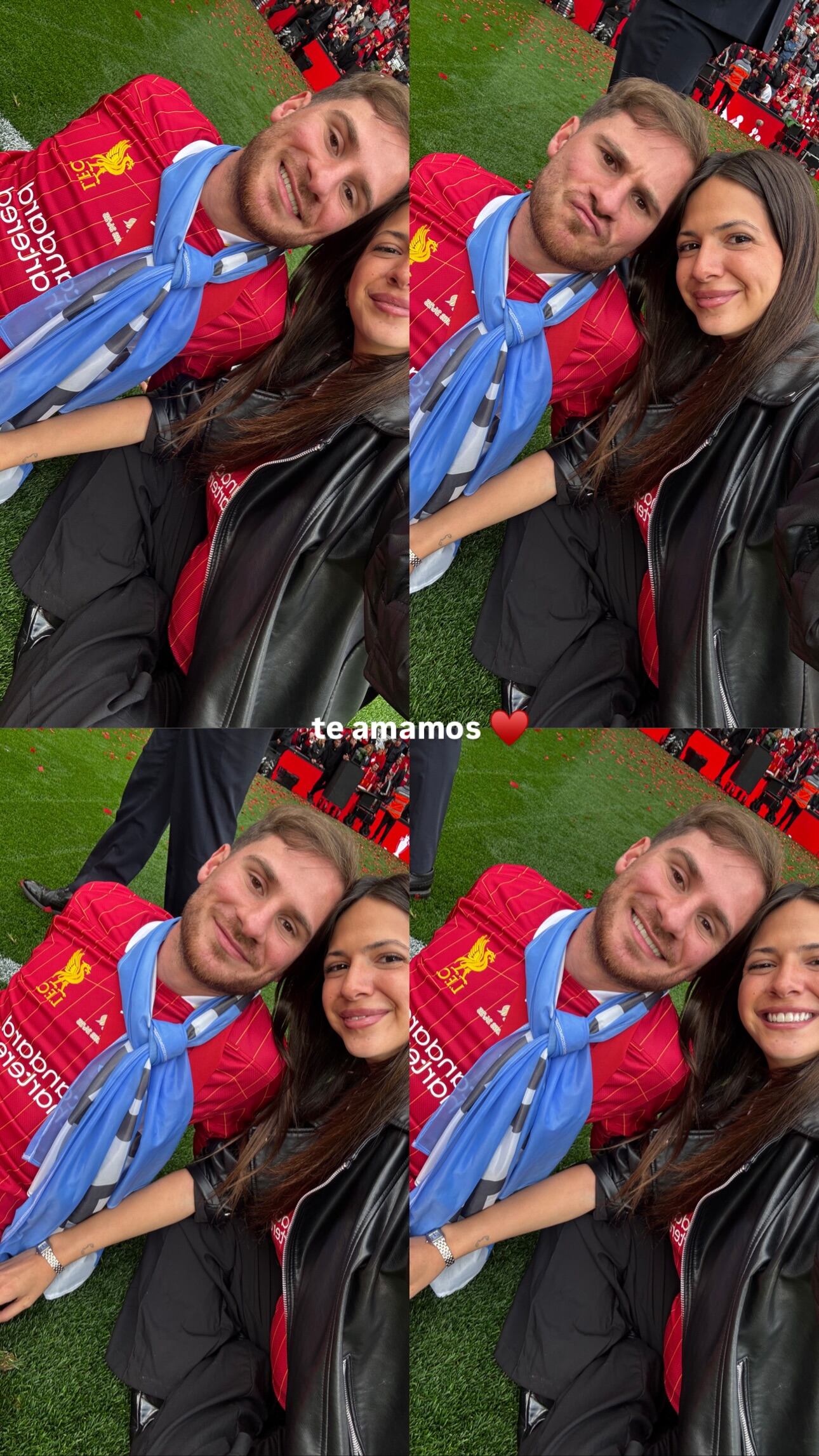 Ailén Cova compartió la alegría de su pareja (Foto: @ailencova)
