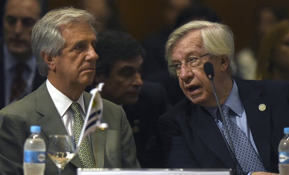 Tabaré Vázquez y Danilo Astori, en 2019