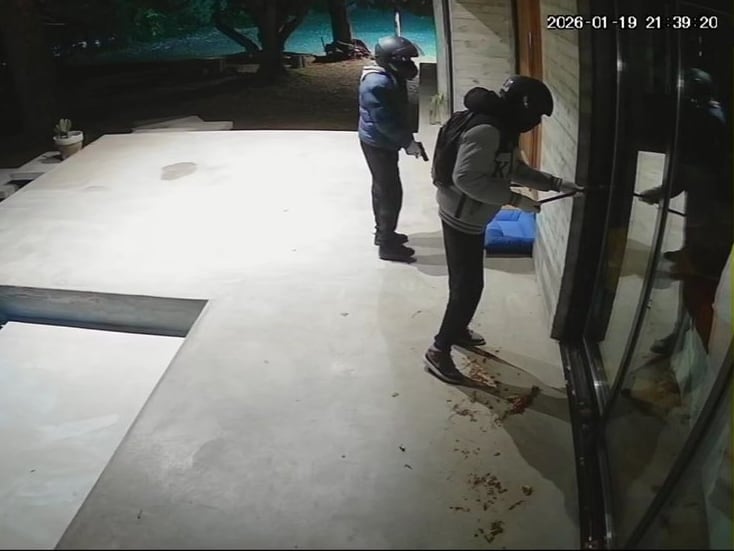 Vecinos de Villa Elisa reclaman por una seguidilla de robos violentos y difunden un compilado de videos