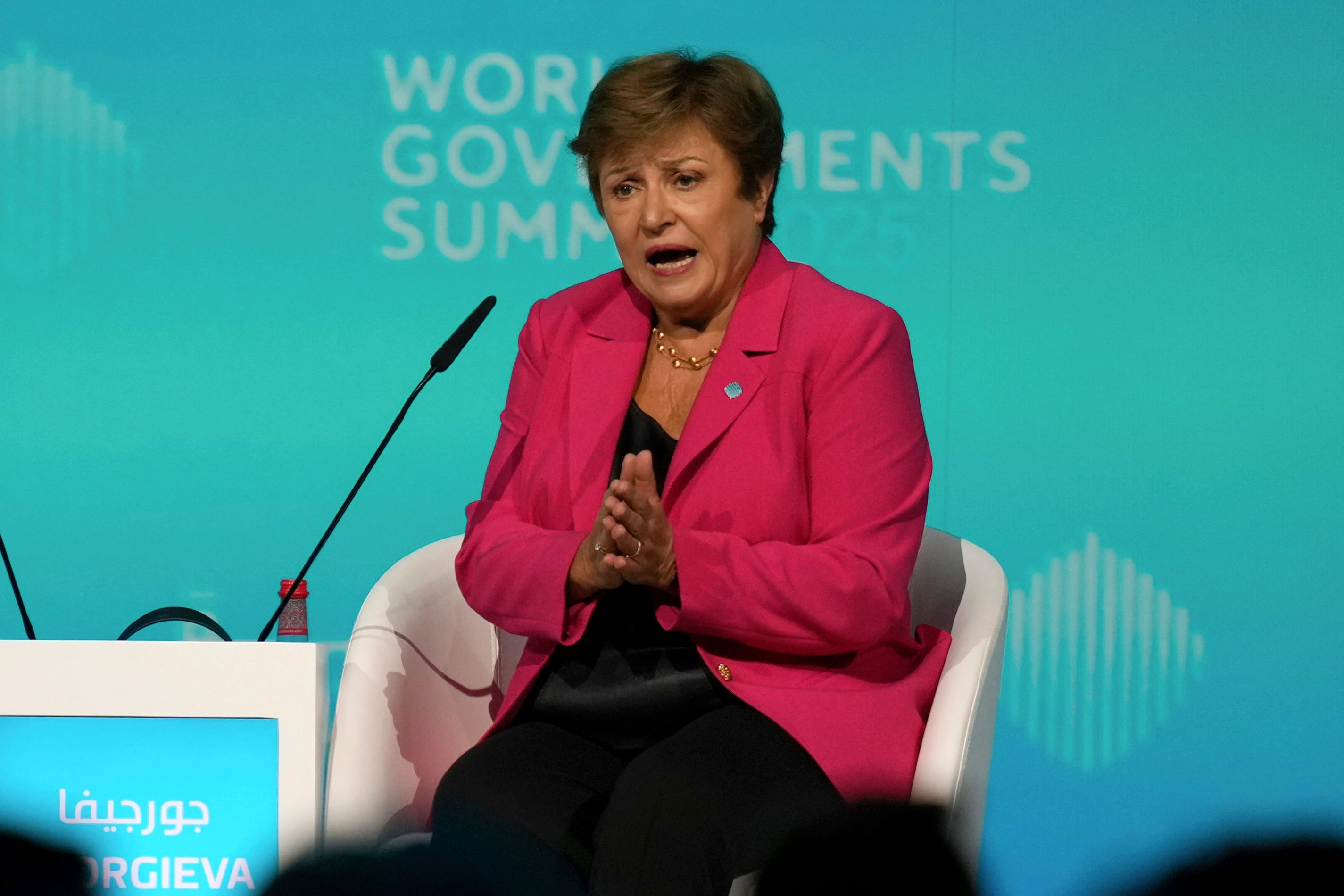 La titular gerente del Fondo Monetario Internacional (FMI), Kristalina Georgieva (AP Foto/Altaf Qadri, Archivo)