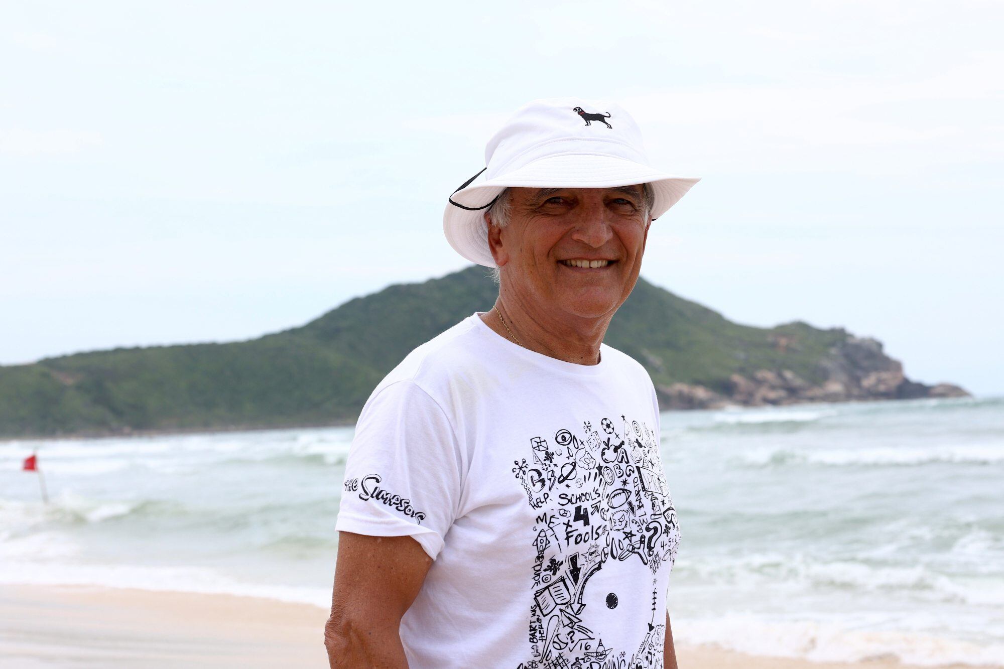 José Muñiz, uno de los primeros argentinos que desarrolló Praia do Rosa, es de los que más conocen el lugar y sus transformaciones