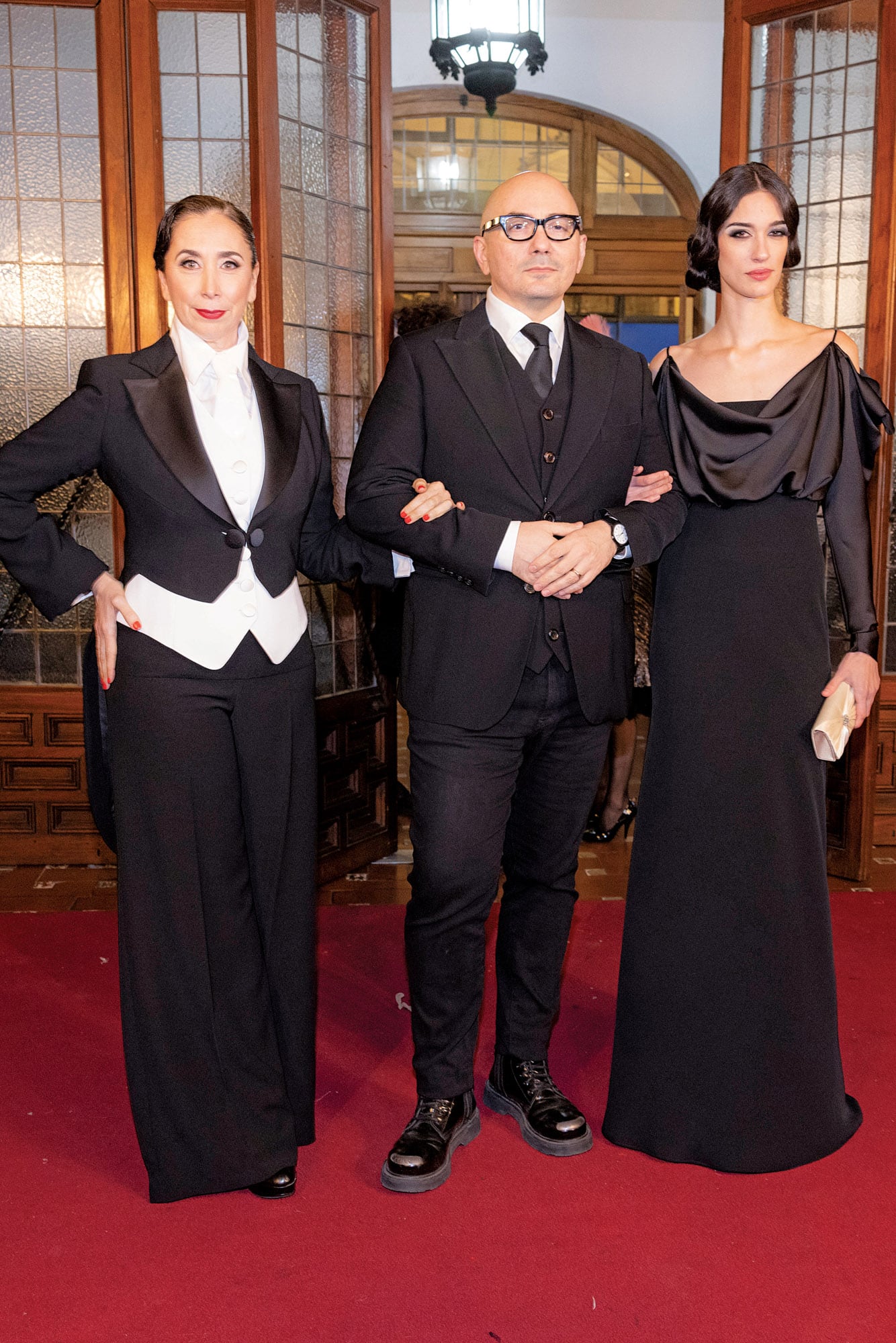 María Merlino,
Pablo Ramírez y
Mila Trucco.