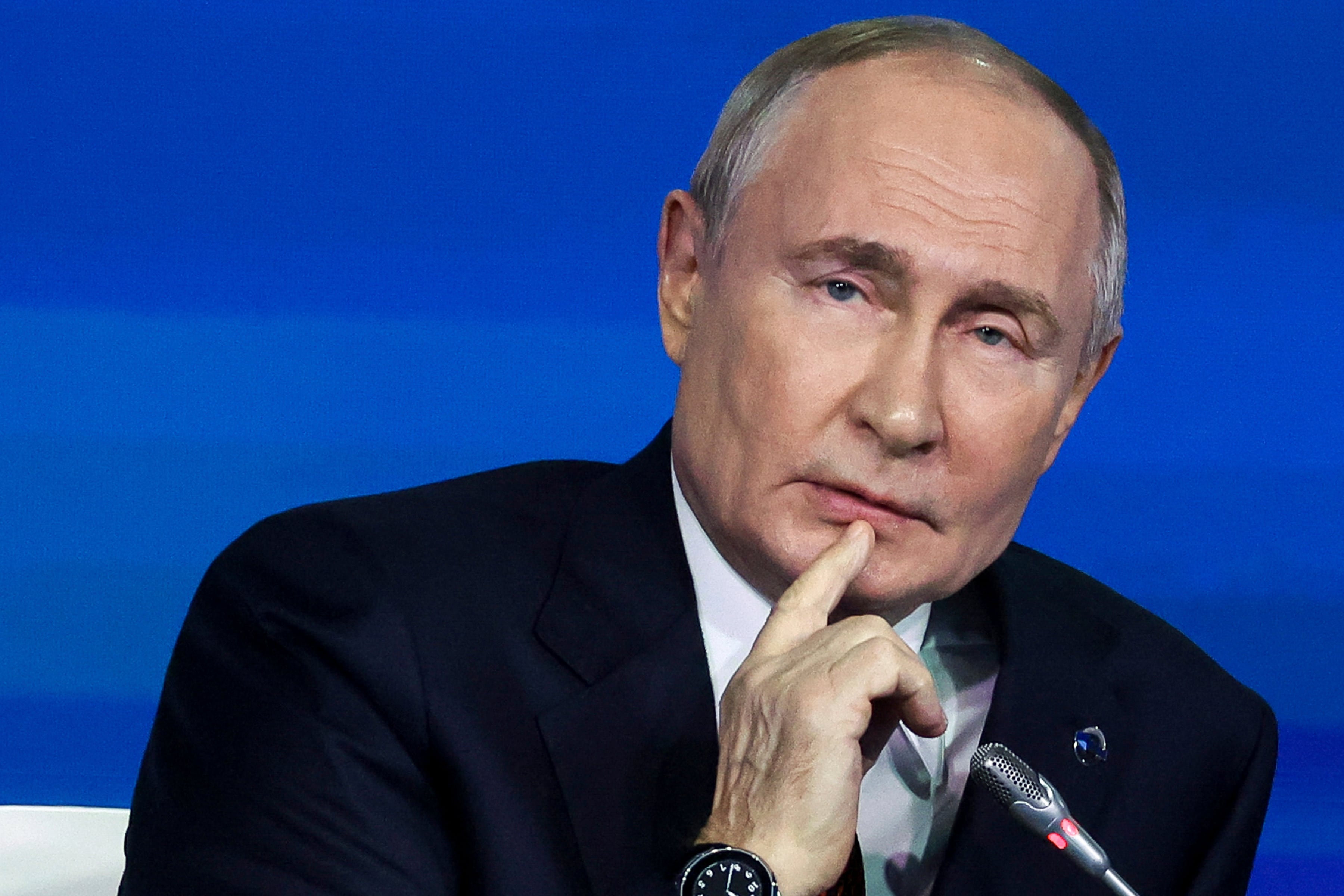 El presidente ruso Vladimir Putin en Sochi, Rusia, el 8 de noviembre del 2024. (Maxim Shipenkov/Pool Photo via AP)