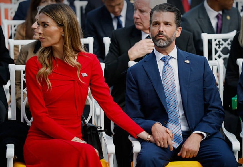 Bettina Anderson y Don Jr. se comprometieron a finales de 2025, en una cena navideña en la Casa Blanca (Foto: Getty Images)