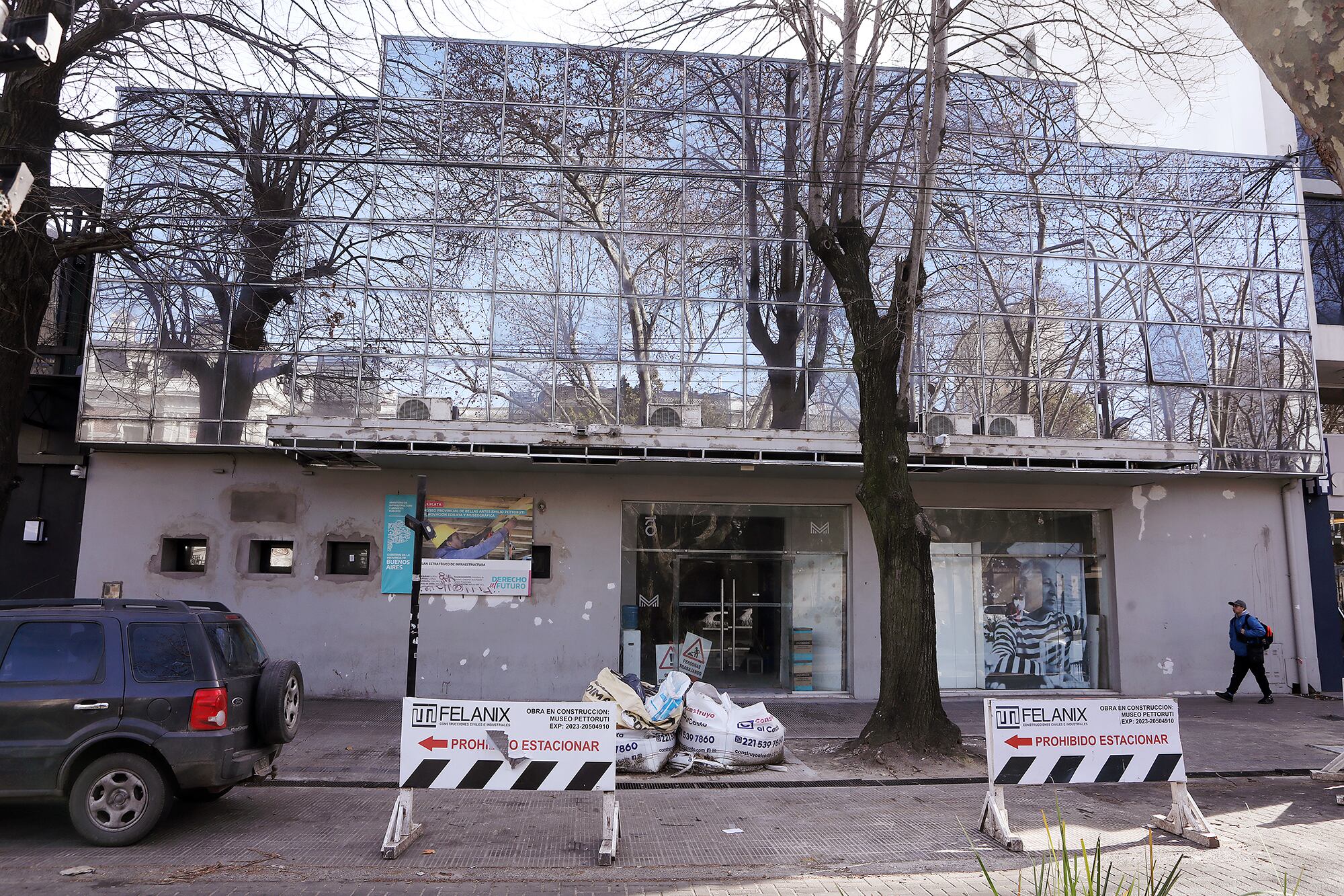 Fachada del Museo Provincial de Bellas Artes, que lleva el nombre de Emilio Pettoruti