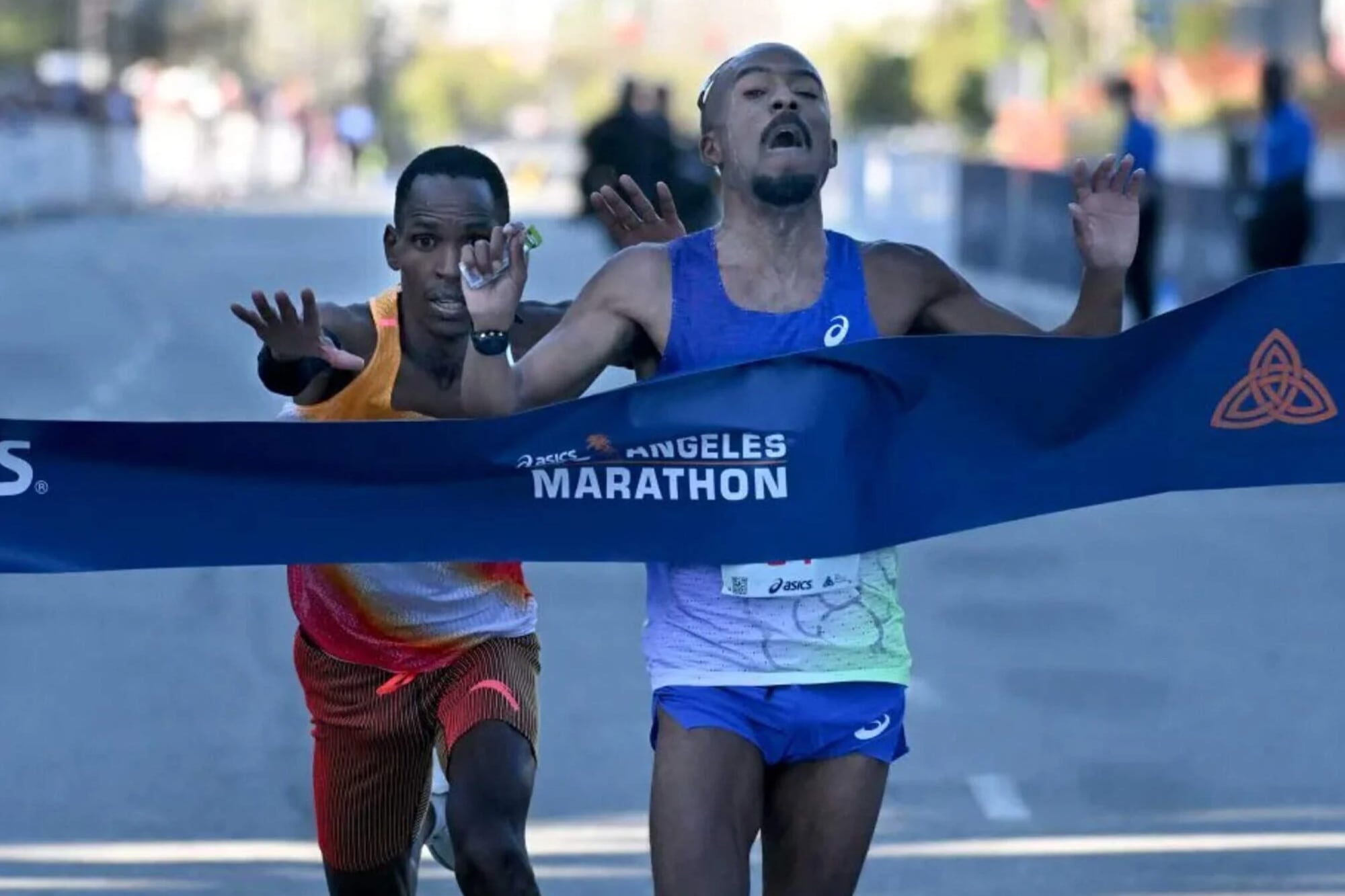 Final épico en la Maratón de Los Ángeles: remontó la carrera y se la ganó sobre la línea