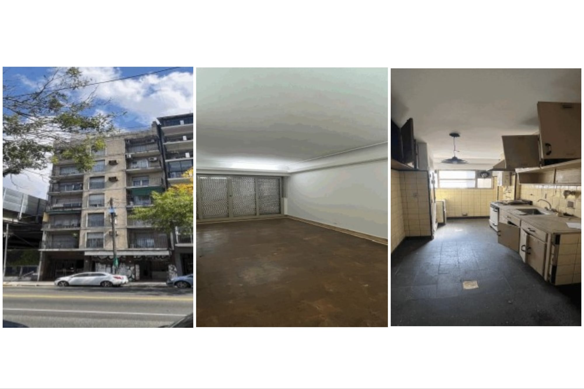 La propiedad, ubicada en Avenida La Plata 1115/17 , Parque Chacabuco, tiene un precio base de US$50.555,75