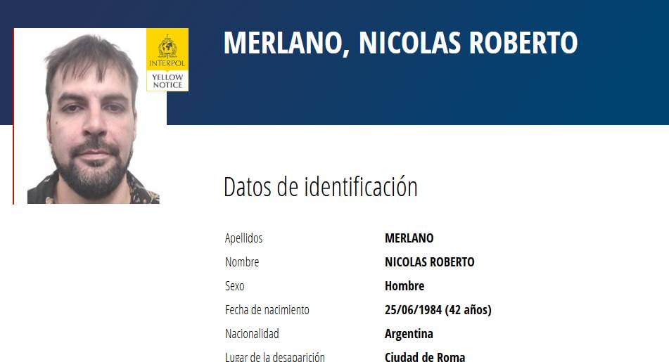 Italia: buscan a un argentino de 42 años que desapareció en Roma.