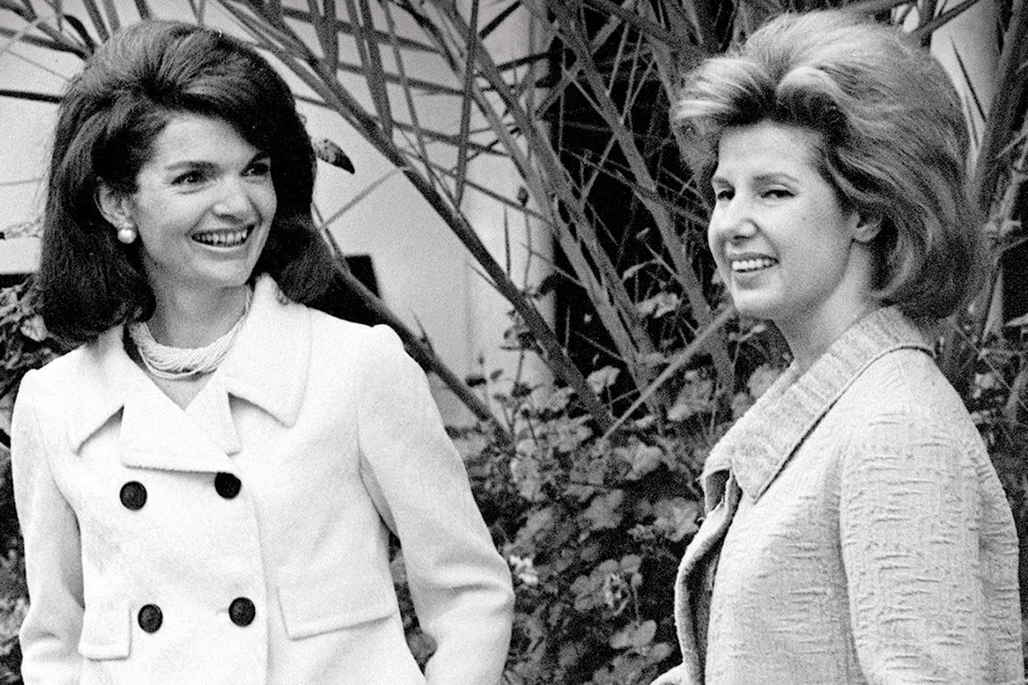 Con Jackie Kennedy, en Sevilla, en 1966.