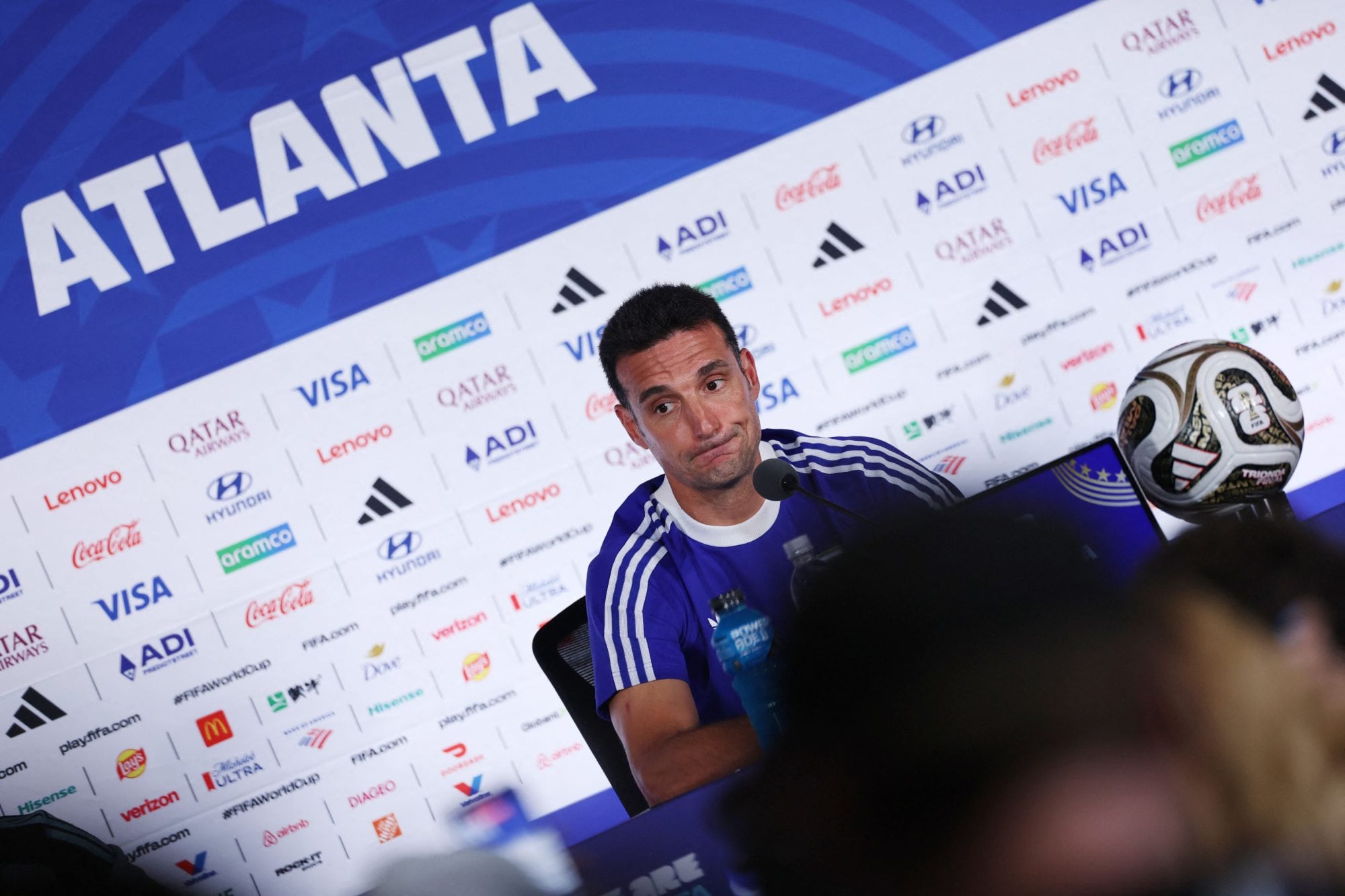 El entrenador argentino Lionel Scaloni