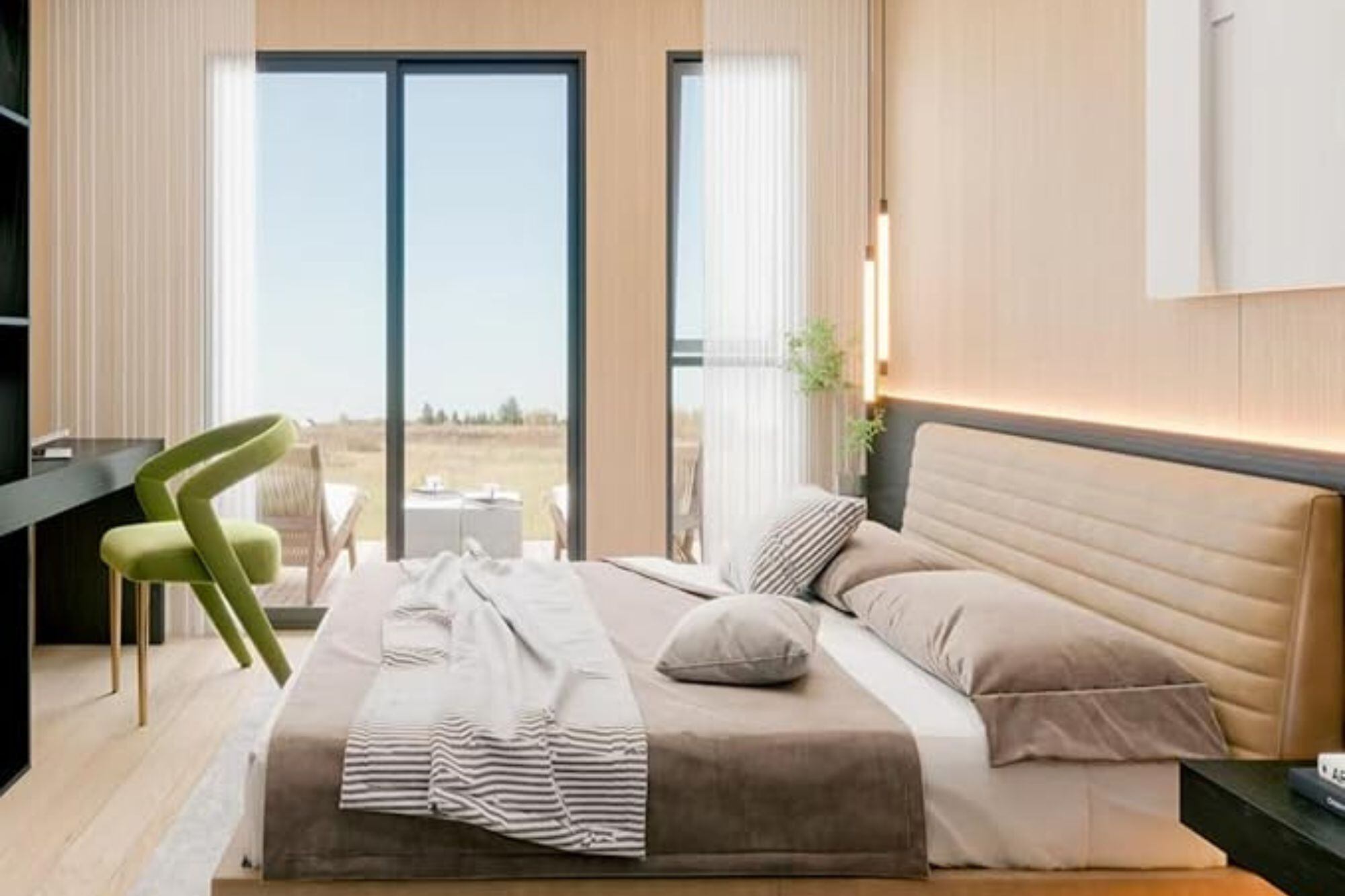 El sistema inteligente de la vivienda consta de cerraduras electrónicas, cortinas, iluminación y dispositivos de seguridad (Amazon)