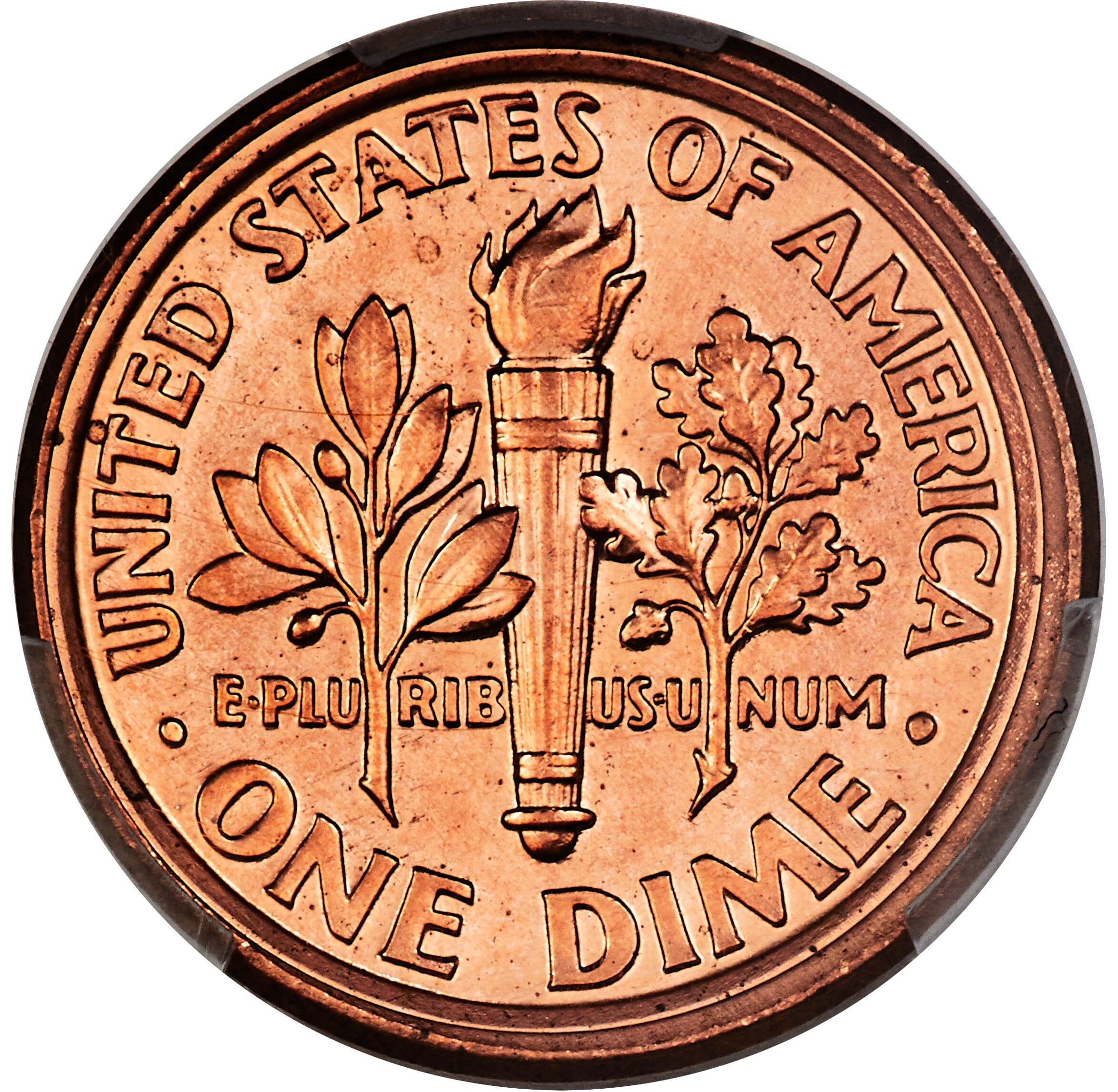 El centavo Lincoln de 2001-D presenta en el reverso la antorcha representativa de las monedas Roosevelt