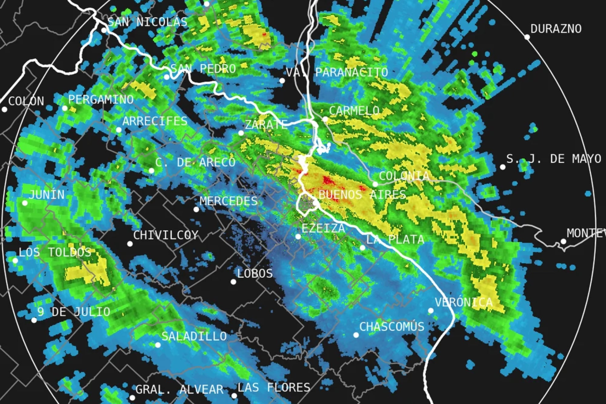 Hasta qué hora llueve hoy, lunes 6 de abril