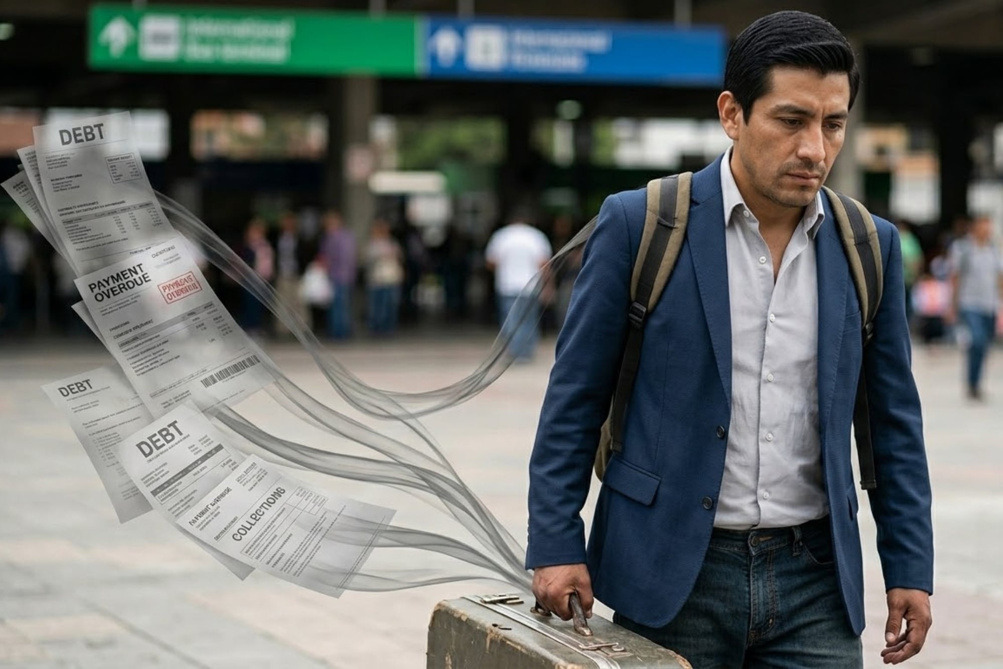 La advertencia para migrantes que planean irse de EE.UU.: estas deudas no desaparecen al salir del país