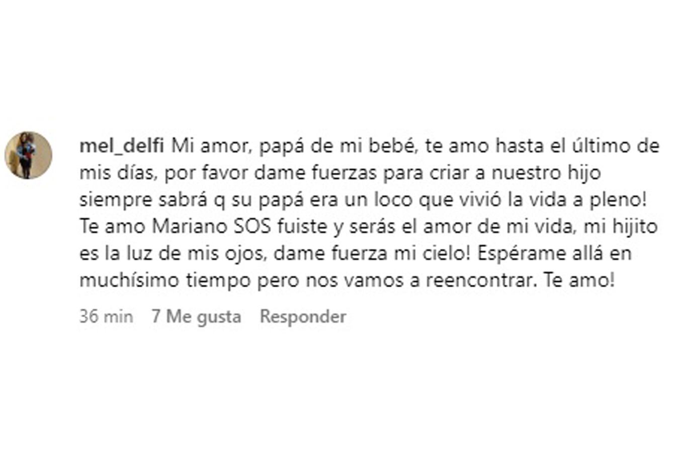 El mensaje de la pareja de Mariano Barbieri el día del crimen