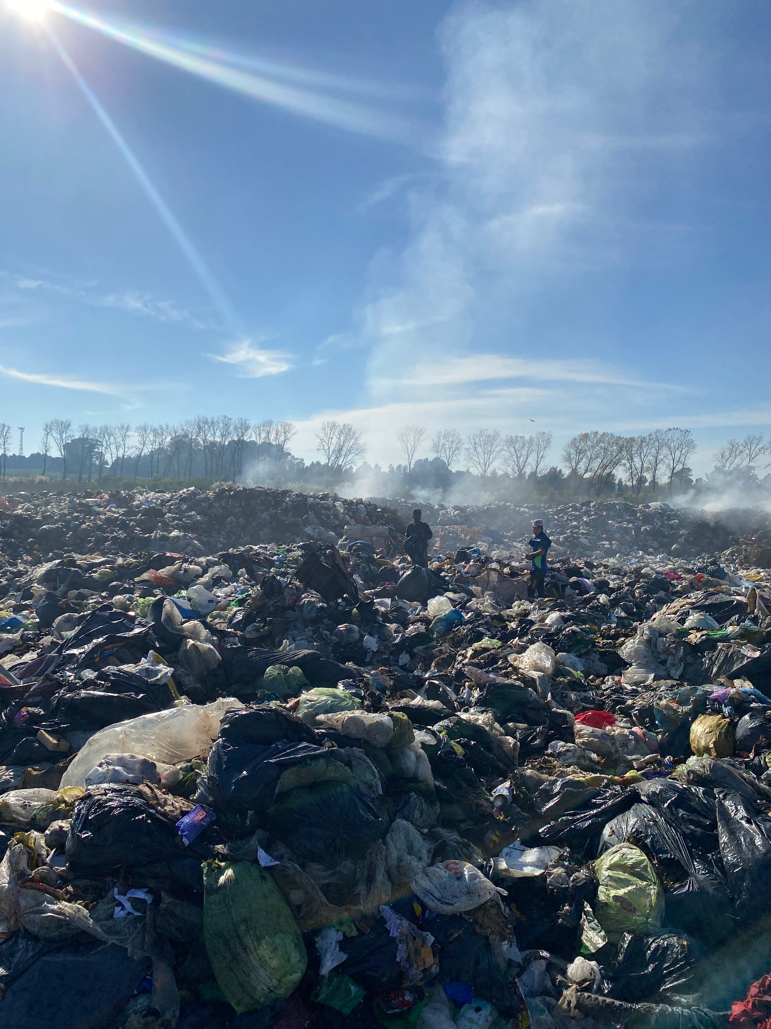 Basural a cielo abierto en la Argentina