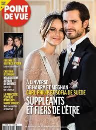 La princesa Sofía y el príncipe Carlos Felipe, en la tapa de la revista francesa Point de Vue