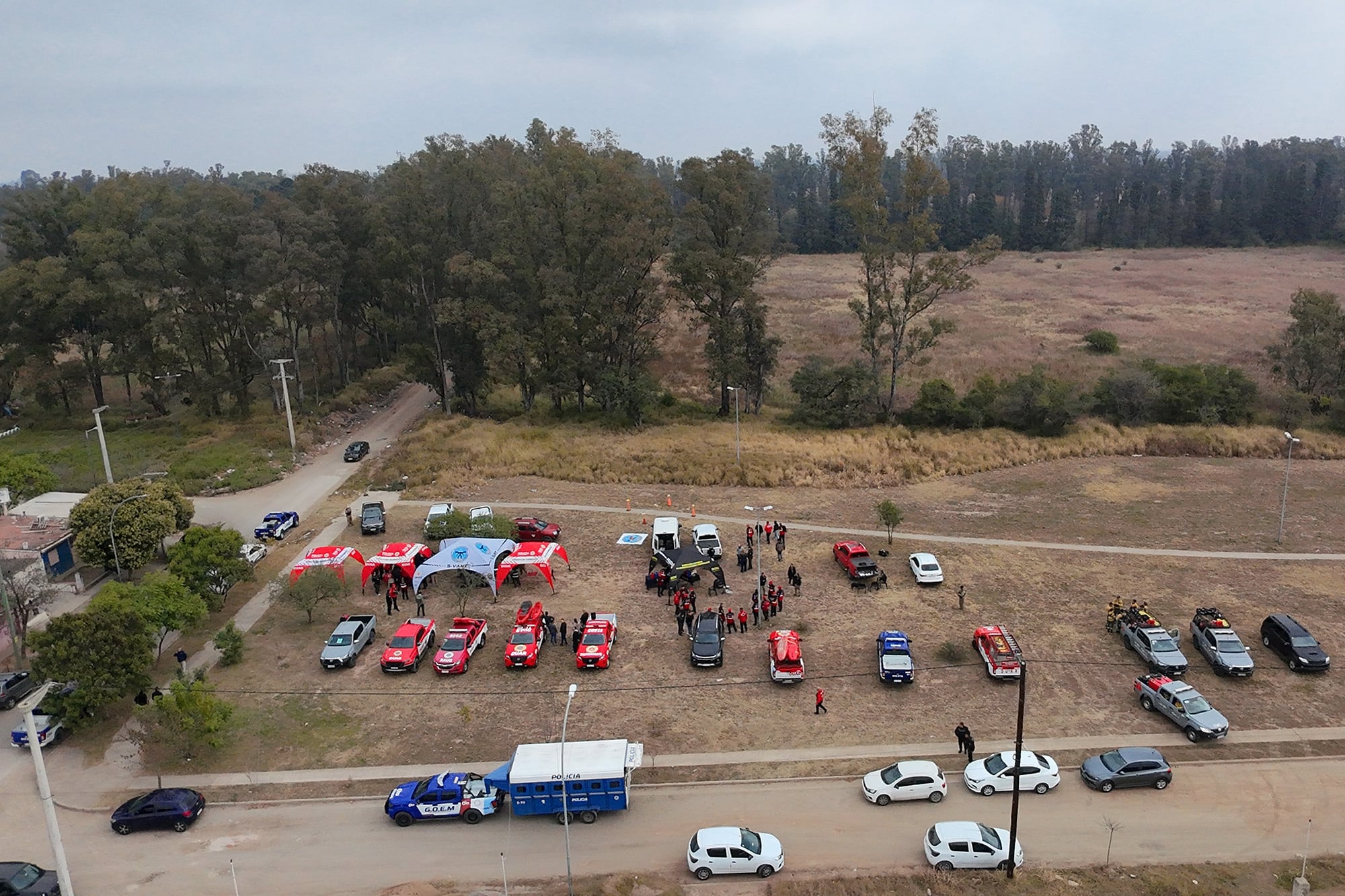 Actualmente se realiza un rastrillaje en un predio de 240 hectáreas para buscar a Agostina