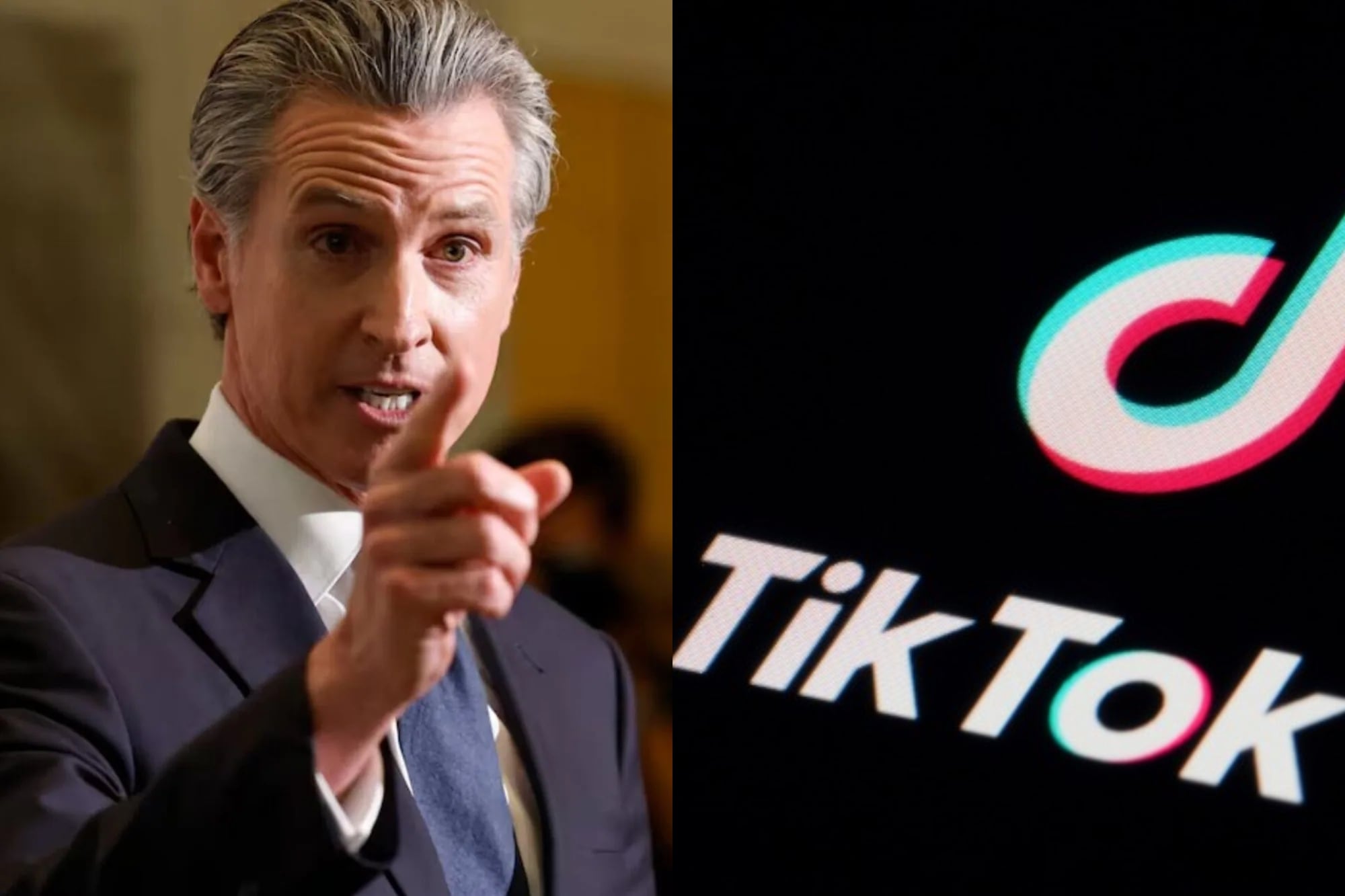¿Algoritmo manipulado? Newsom pide investigar por qué “desaparecieron” videos contra Trump en TikTok