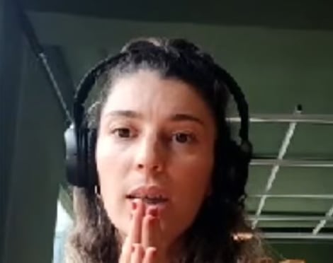 Eliana Vaca en su intercambio con LN+