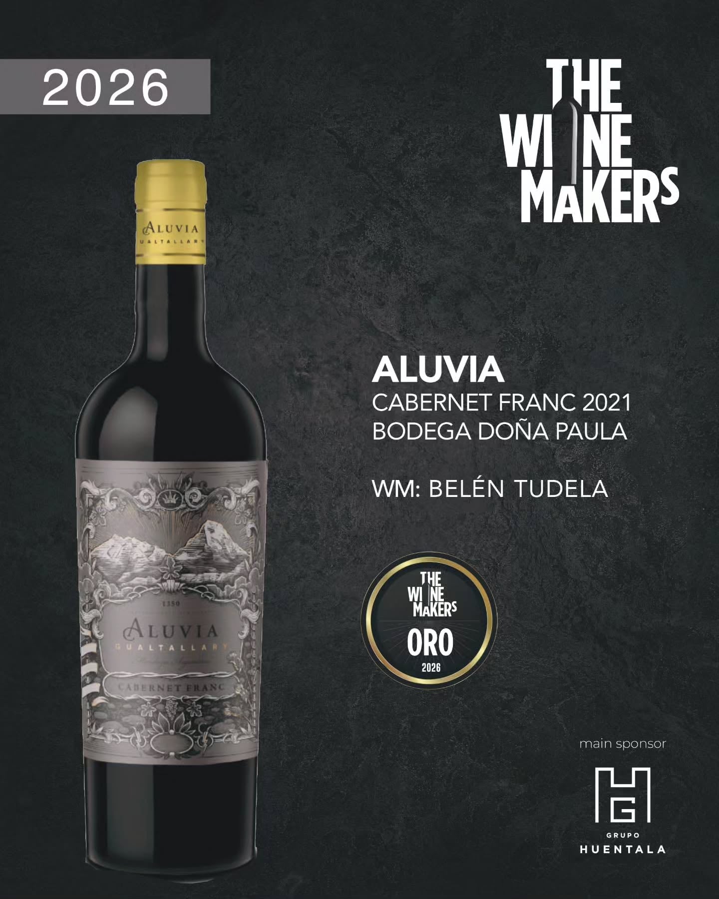 Aluvia Cabernet Franc 2023 se quedó con el segundo puesto