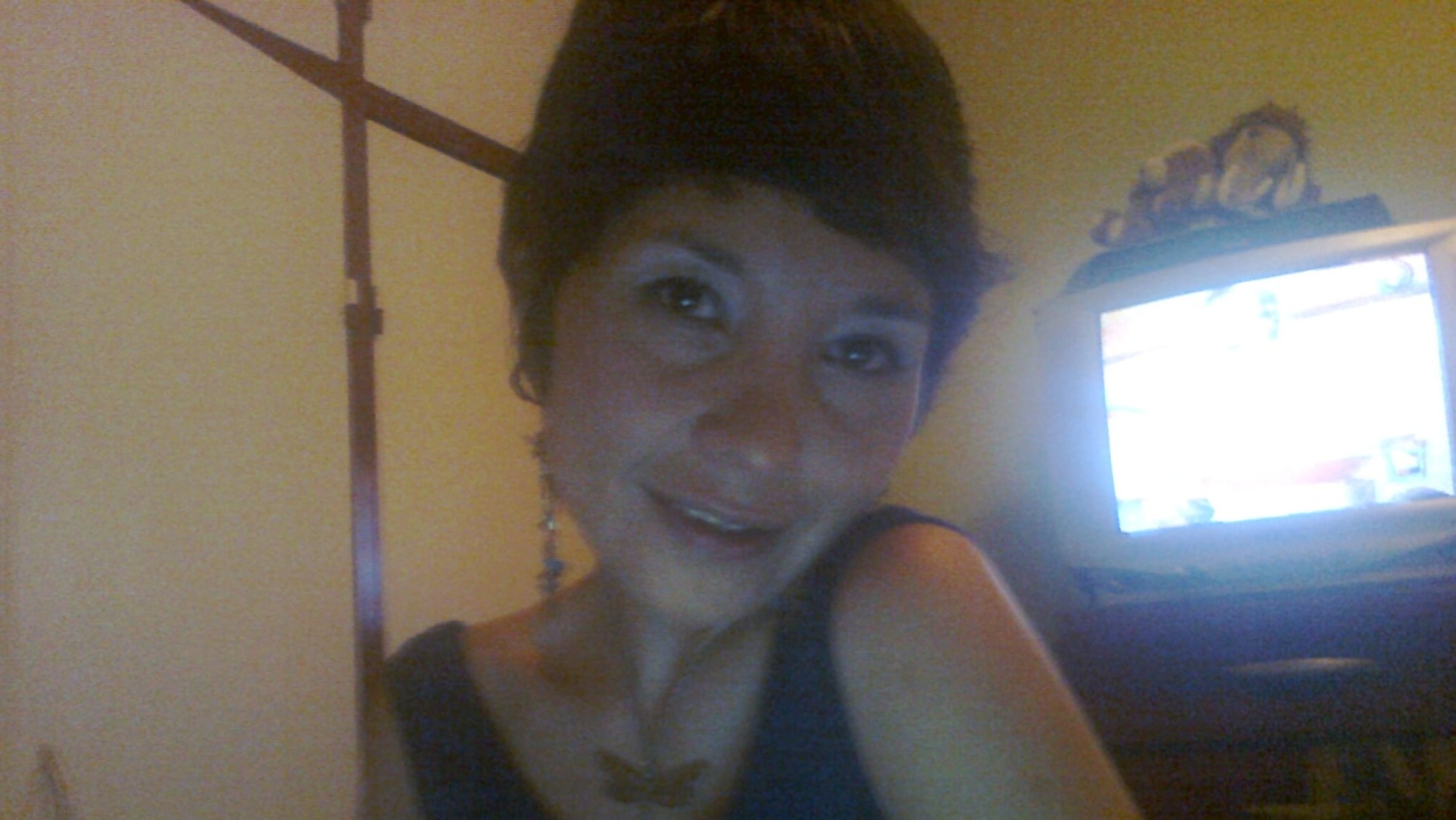 Erika, unos meses antes del siniestro.