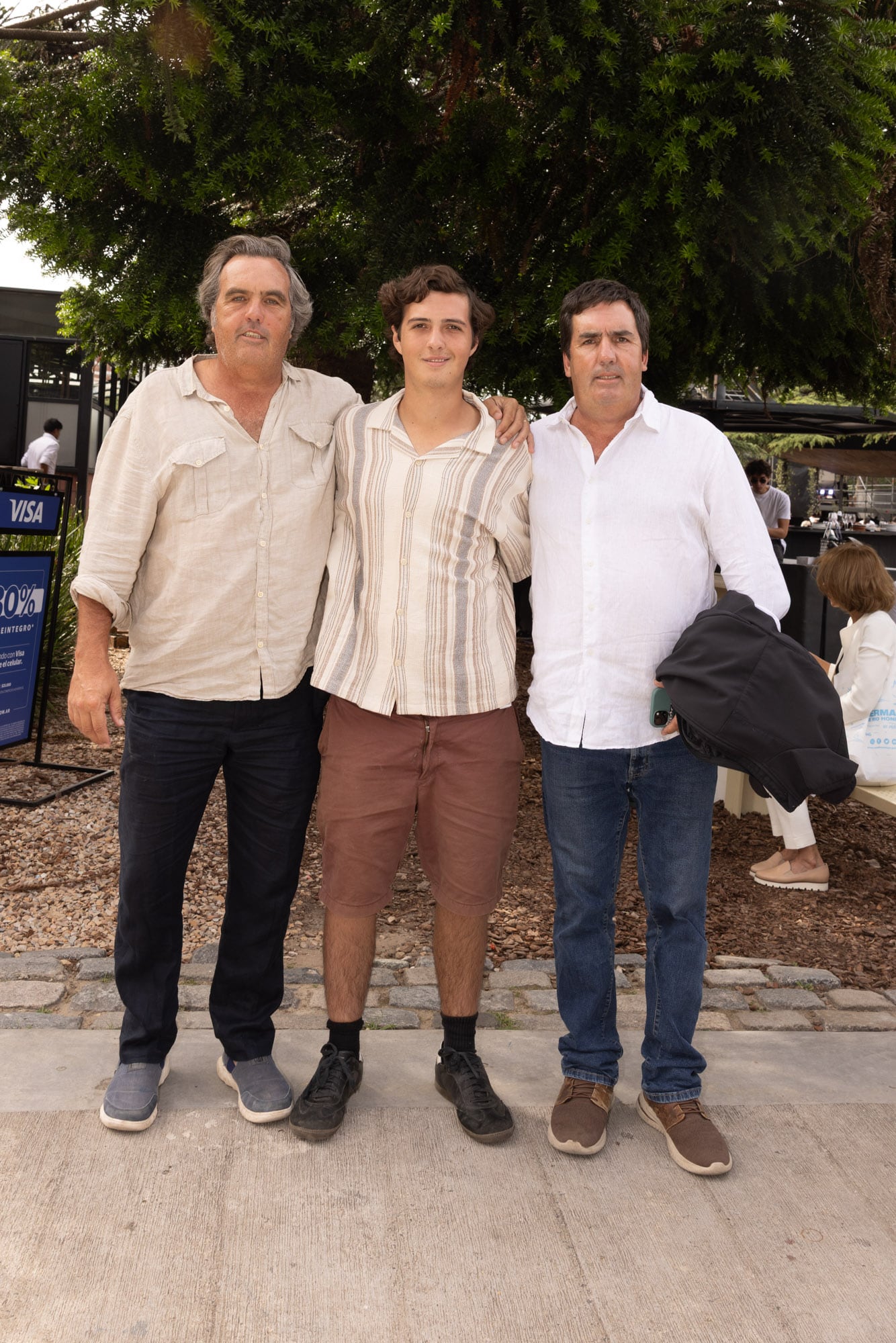 Plan en familia: Facundo, Jerónimo y Alfredo Goti