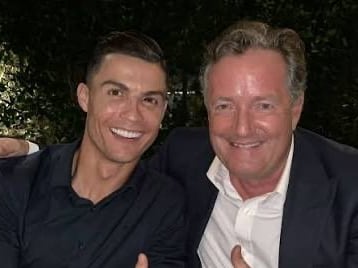 Piers Morgan mantiene una relación cercana con el futbolista Cristiano Ronaldo