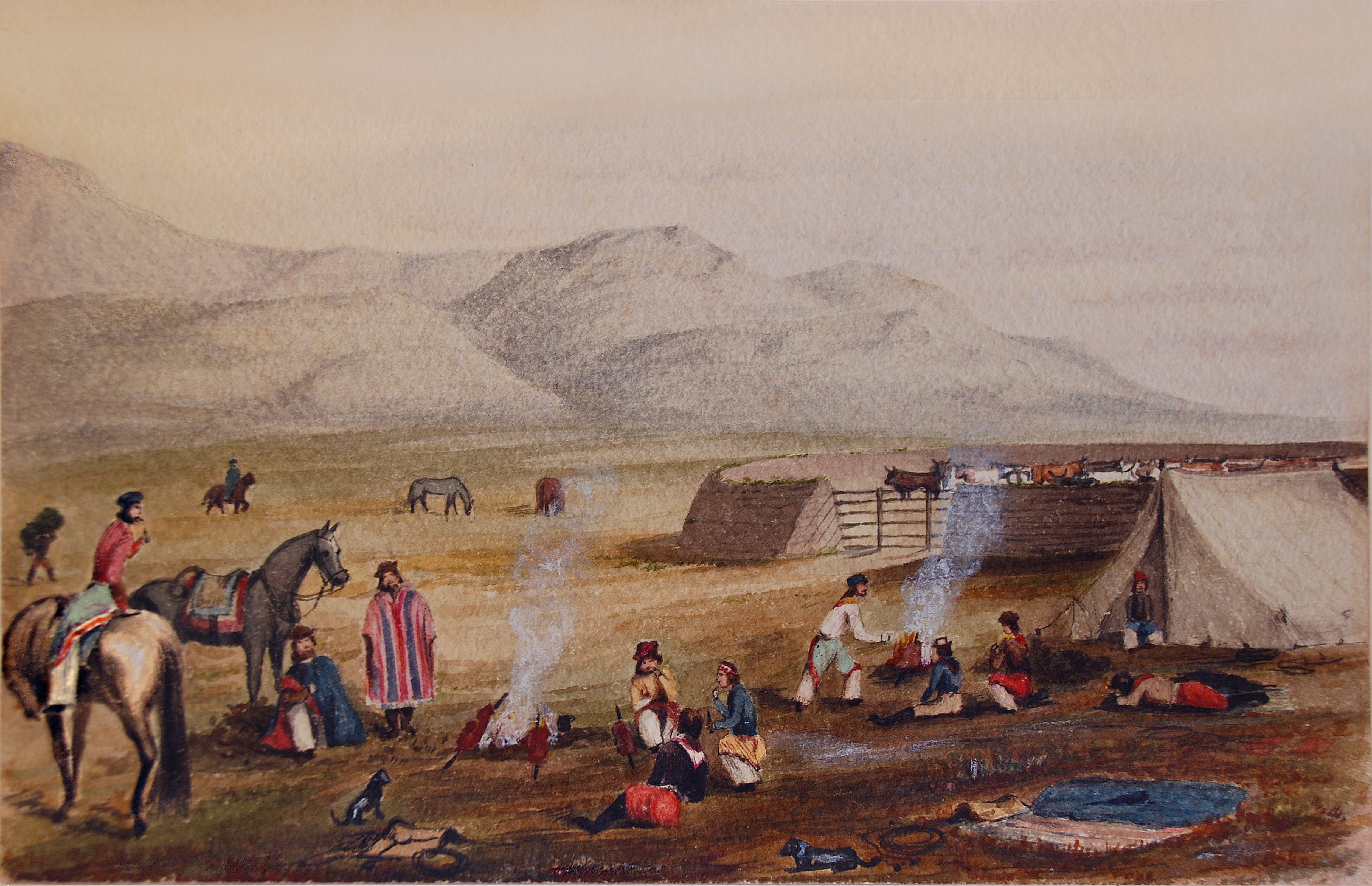 “Gran parte de esos gauchos vivieron en condiciones extremas”, dice Beccaceci, mendigando, soportando inviernos interminables, enfermedades y toda clase de penurias.