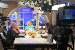 Cómo fue el detrás de cámara de la mesa de Mirtha Legrand