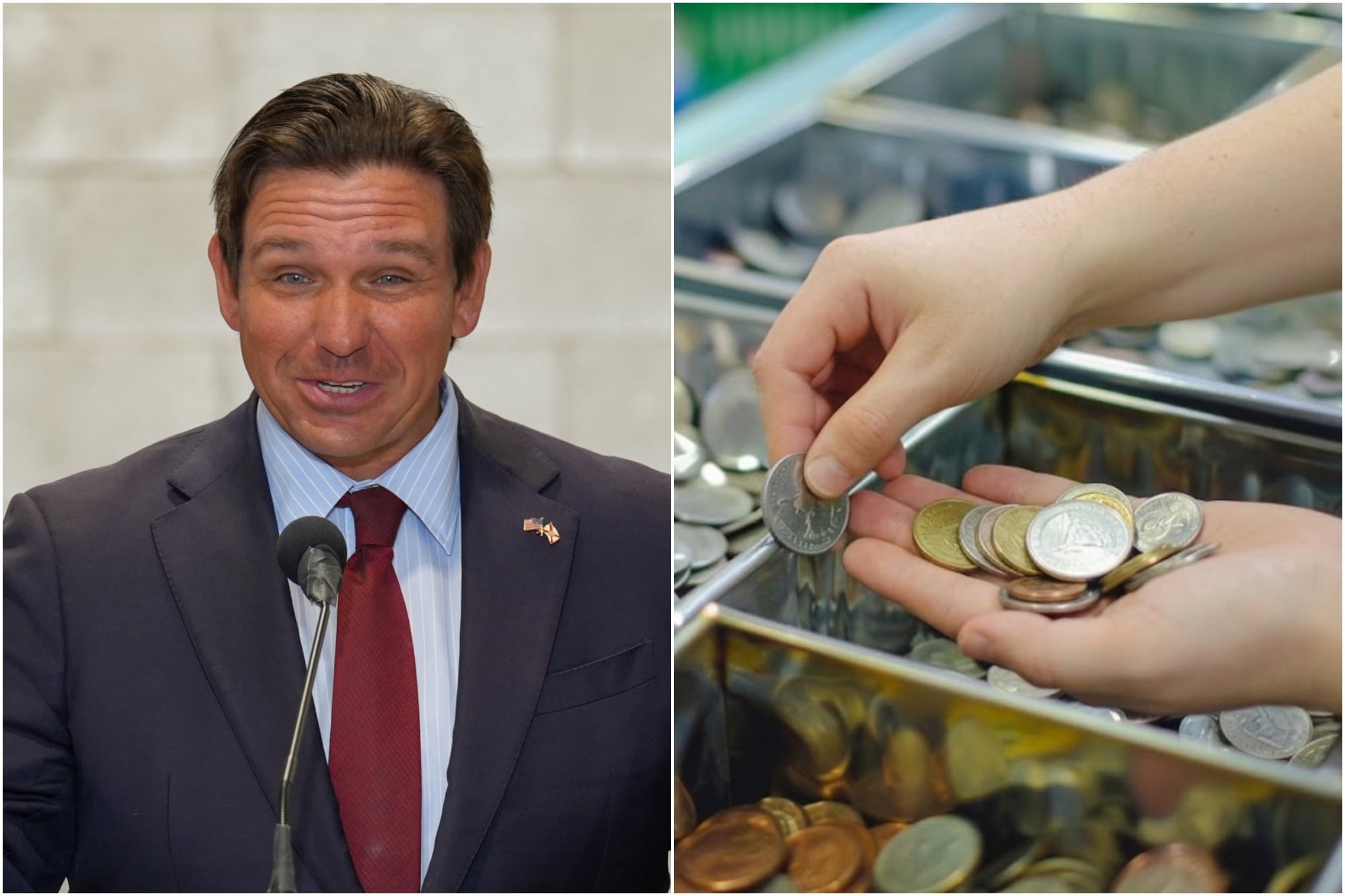 La ley SB 1074 firmada por Ron DeSantis en Florida que da una ventaja a quienes paguen sus cuentas en efectivo