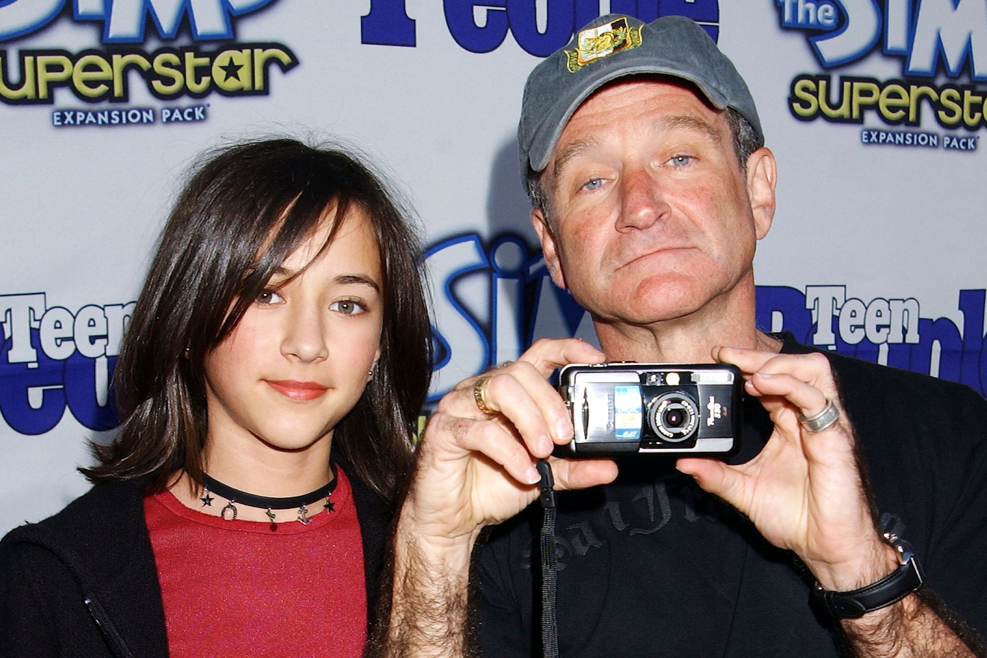 Robin Williams y su hija Zelda