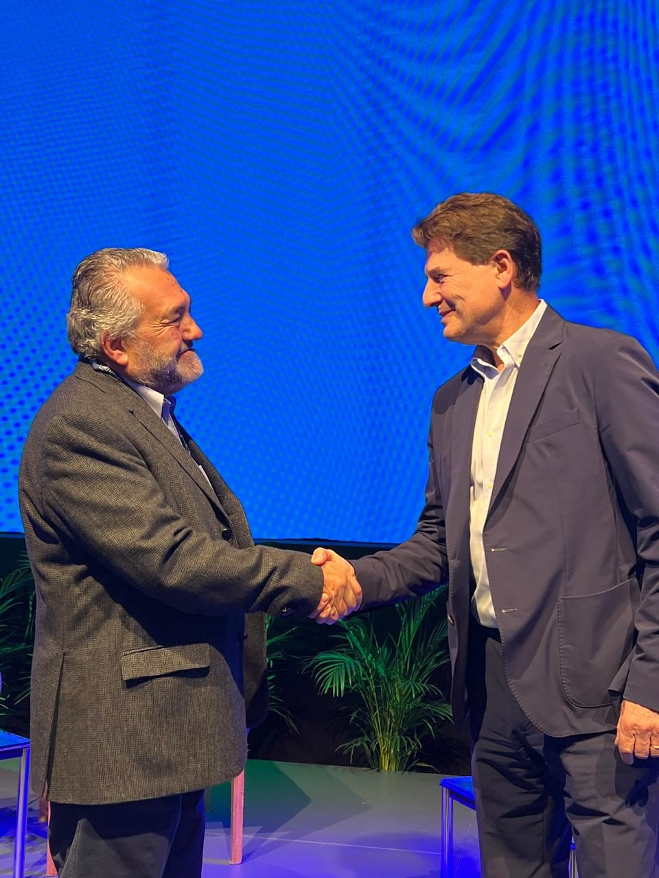 Daniel Fenoglio, CEO de Grupo Pacuca, Tomás Blasco, responsable de proyectos internacionales de Vall Companys