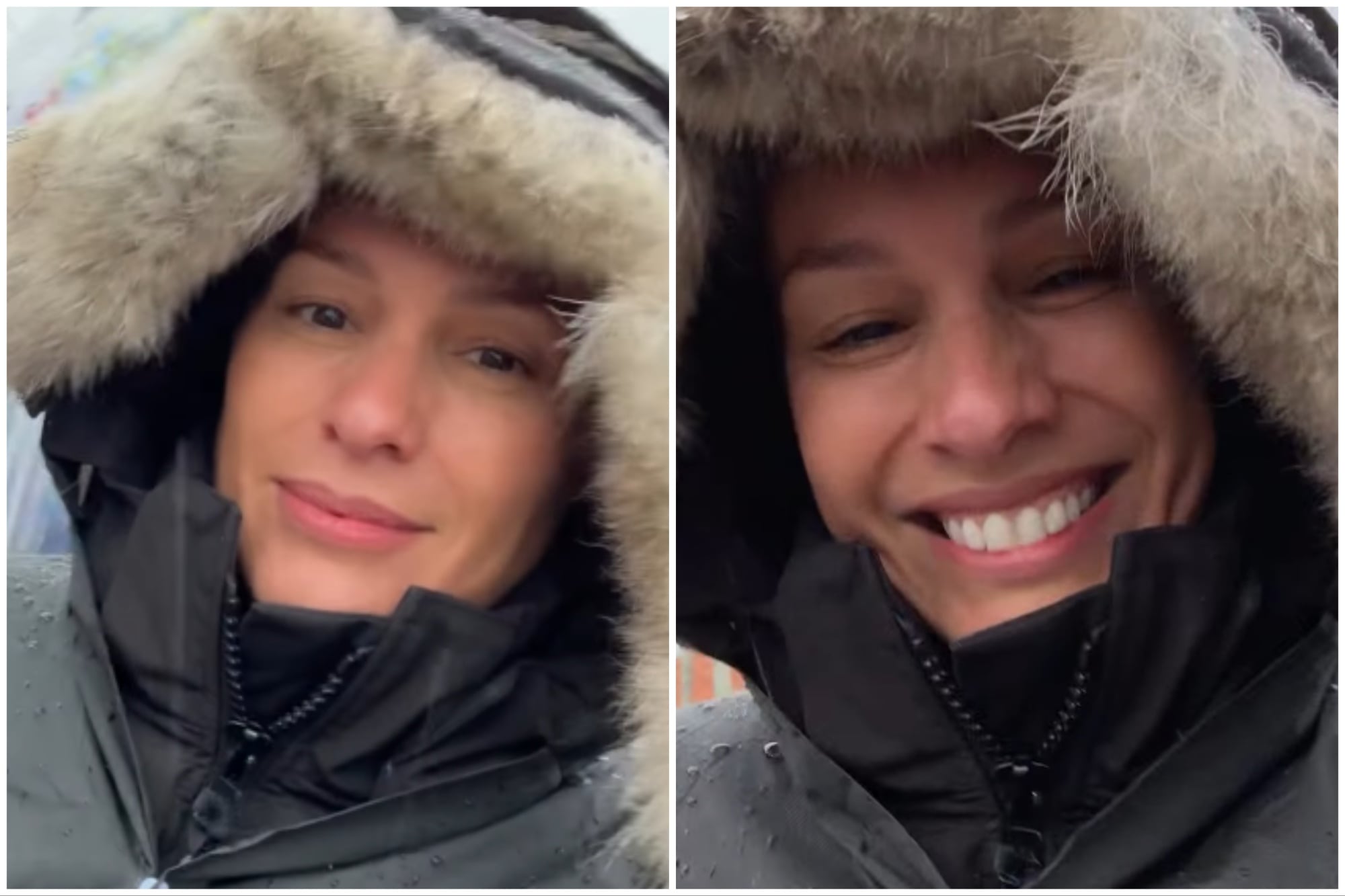 Pampita en una nueva peregrinación a Luján: devoción bajo la lluvia y a la par de los fieles
