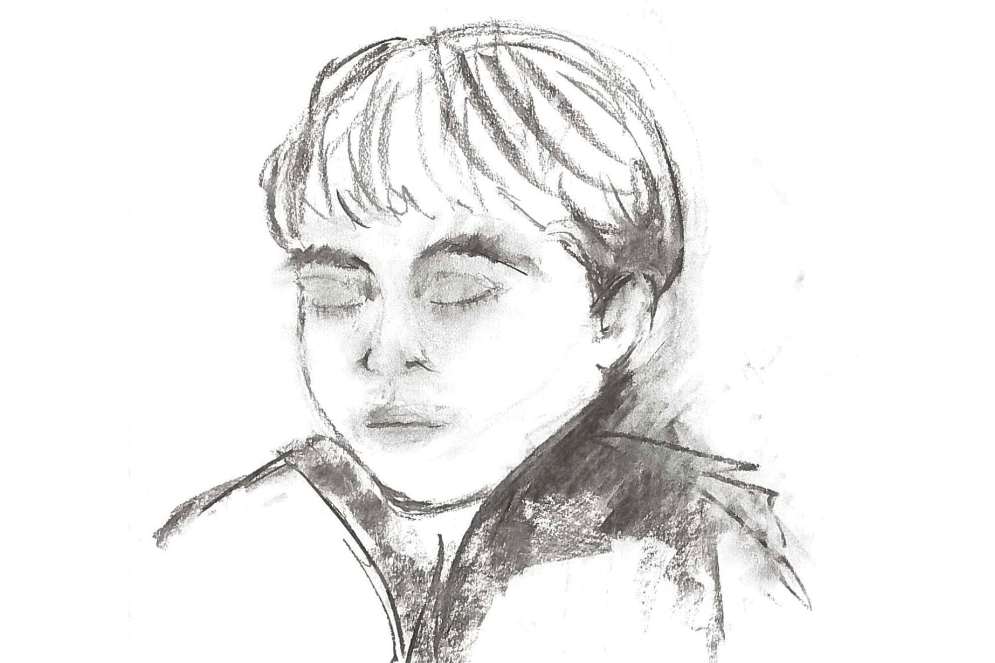 Louis, el benjamín de William y Kate, retratado por su mamá. Sobre la importancia de los dibujos en la expresión de las emociones dijo la princesa: “Es una excelente manera para que los chicos se involucren y comprendan las perspectivas de otras personas de una manera creativa y menos intimidante