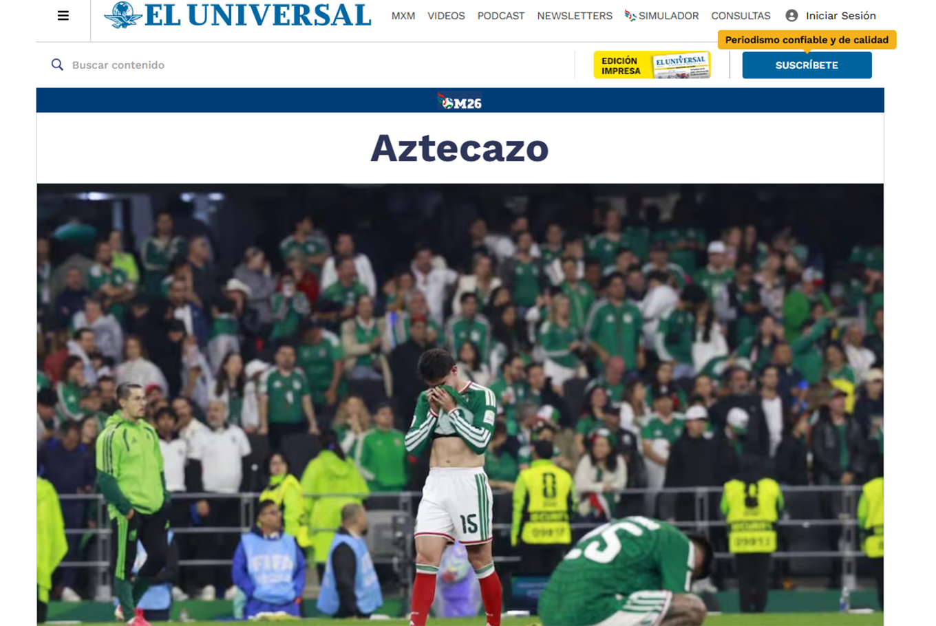 El golpe por la eliminación ante Inglaterra, el "Aztecazo", la brutal autocrítica y el orgullo mexicano